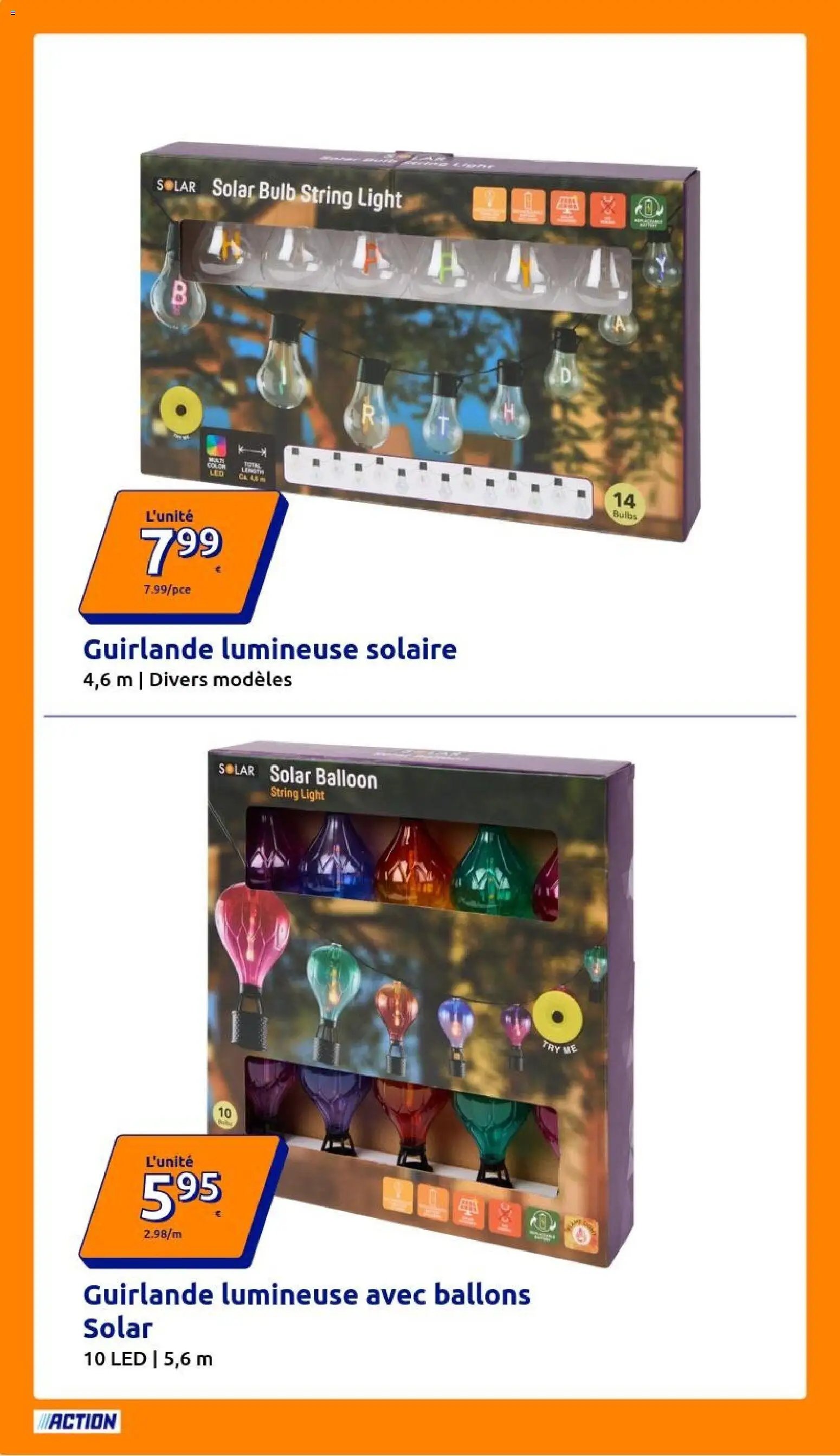 Action catalogue