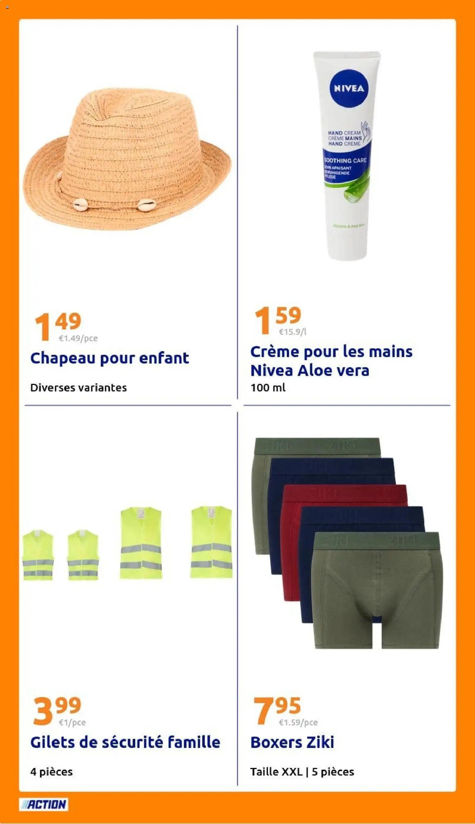 Action catalogue