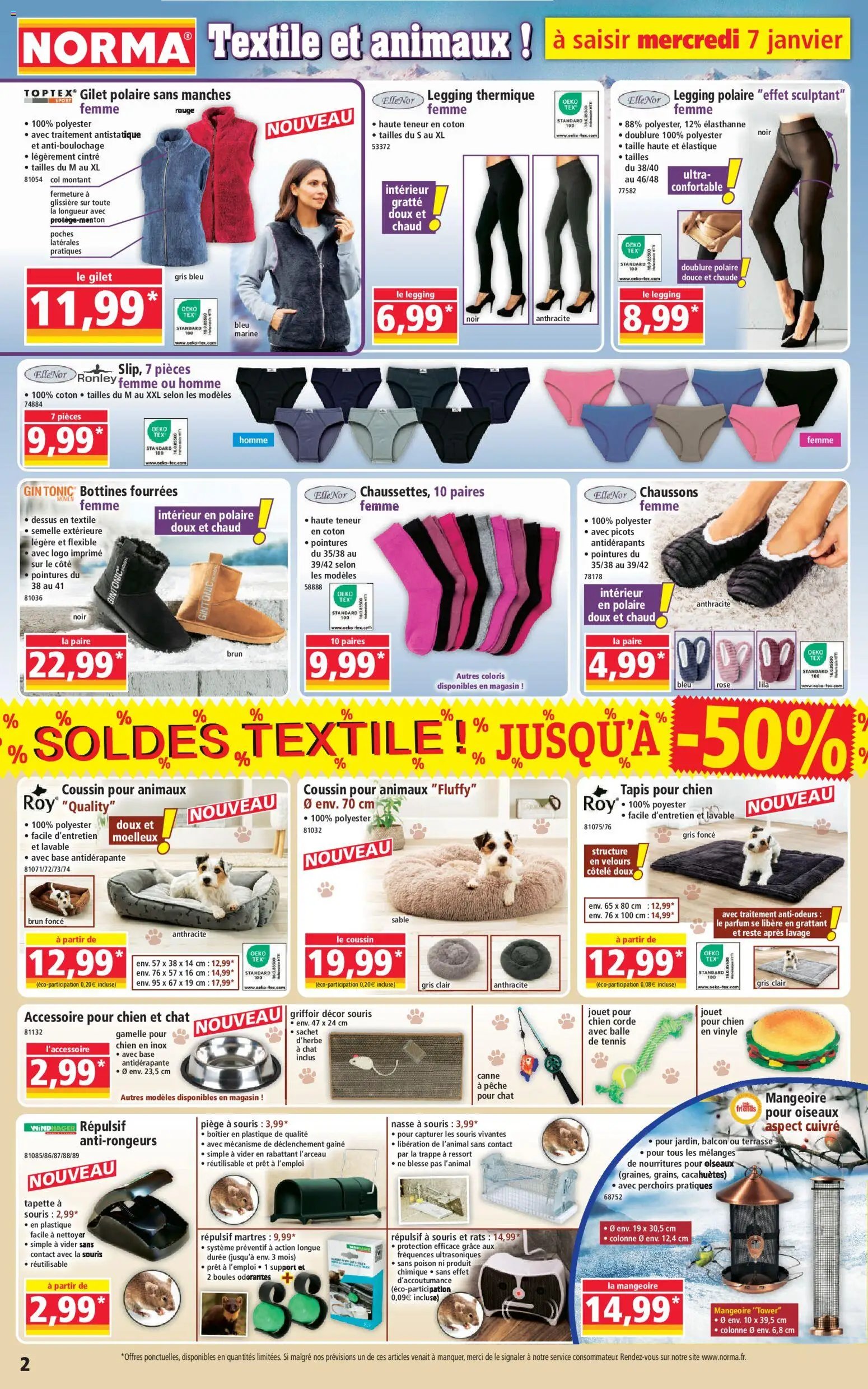 Norma catalogue (2025-01-07 - 2026-01-18)