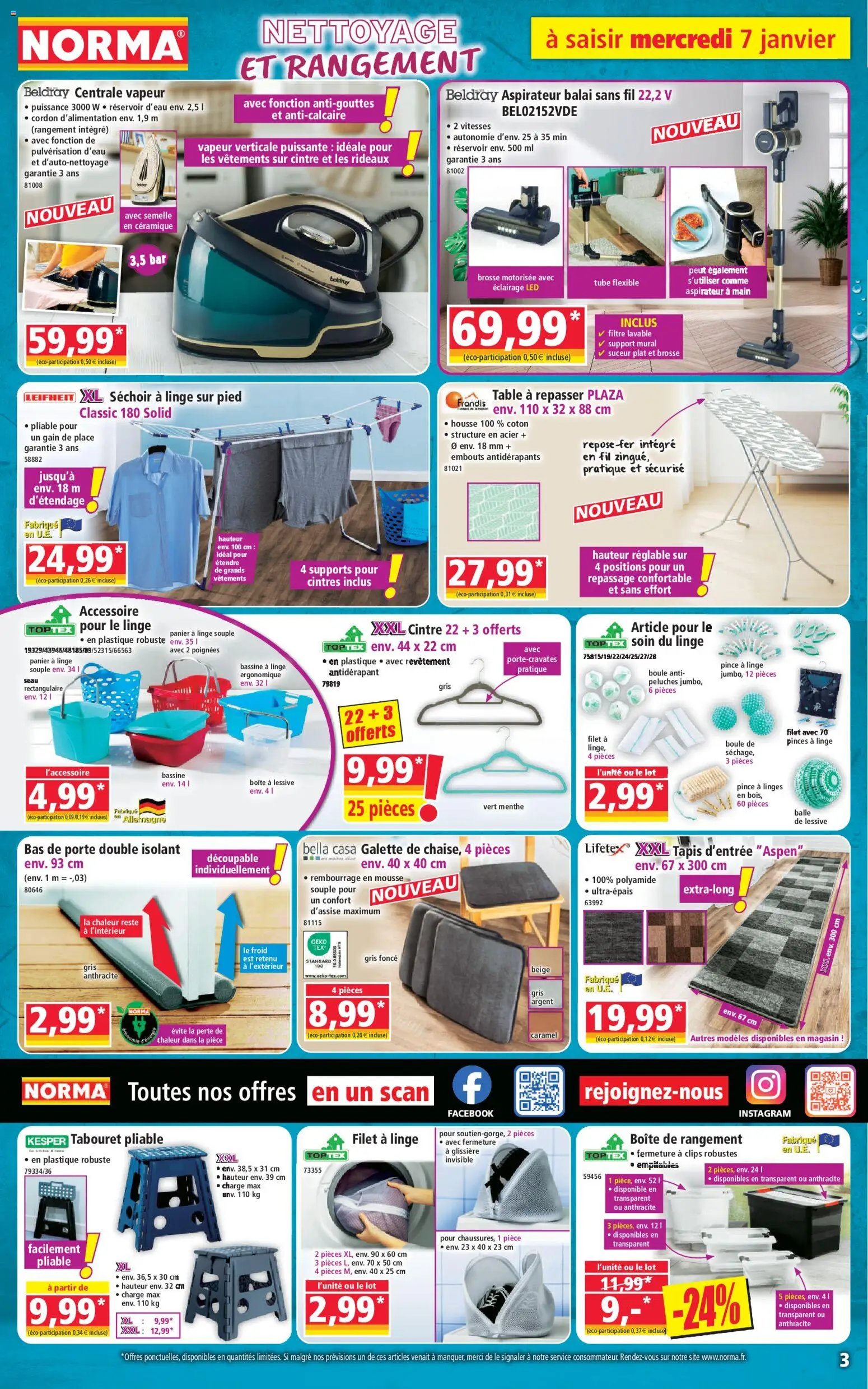 Norma catalogue (2025-01-07 - 2026-01-18)