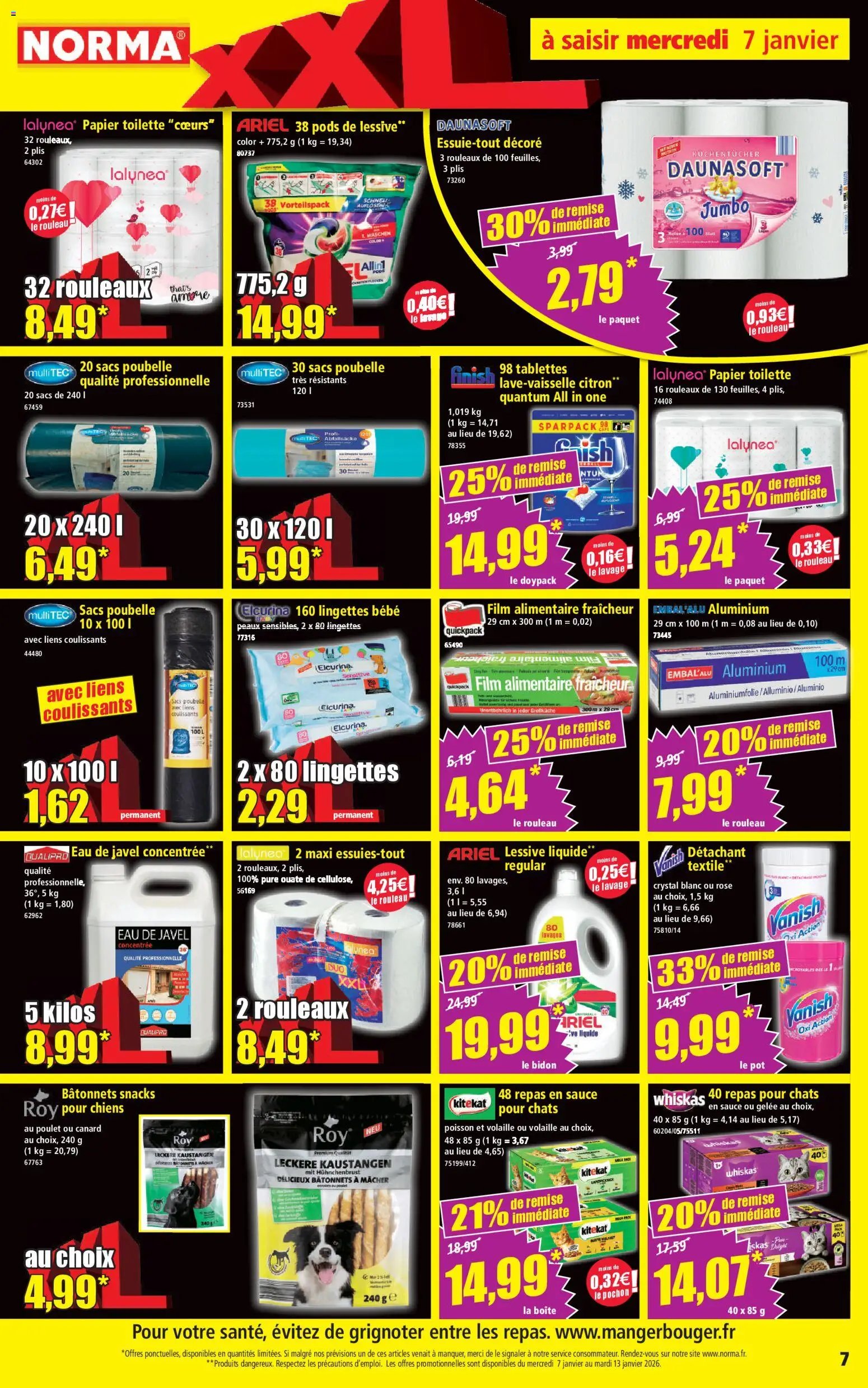 Norma catalogue (2025-01-07 - 2026-01-18)