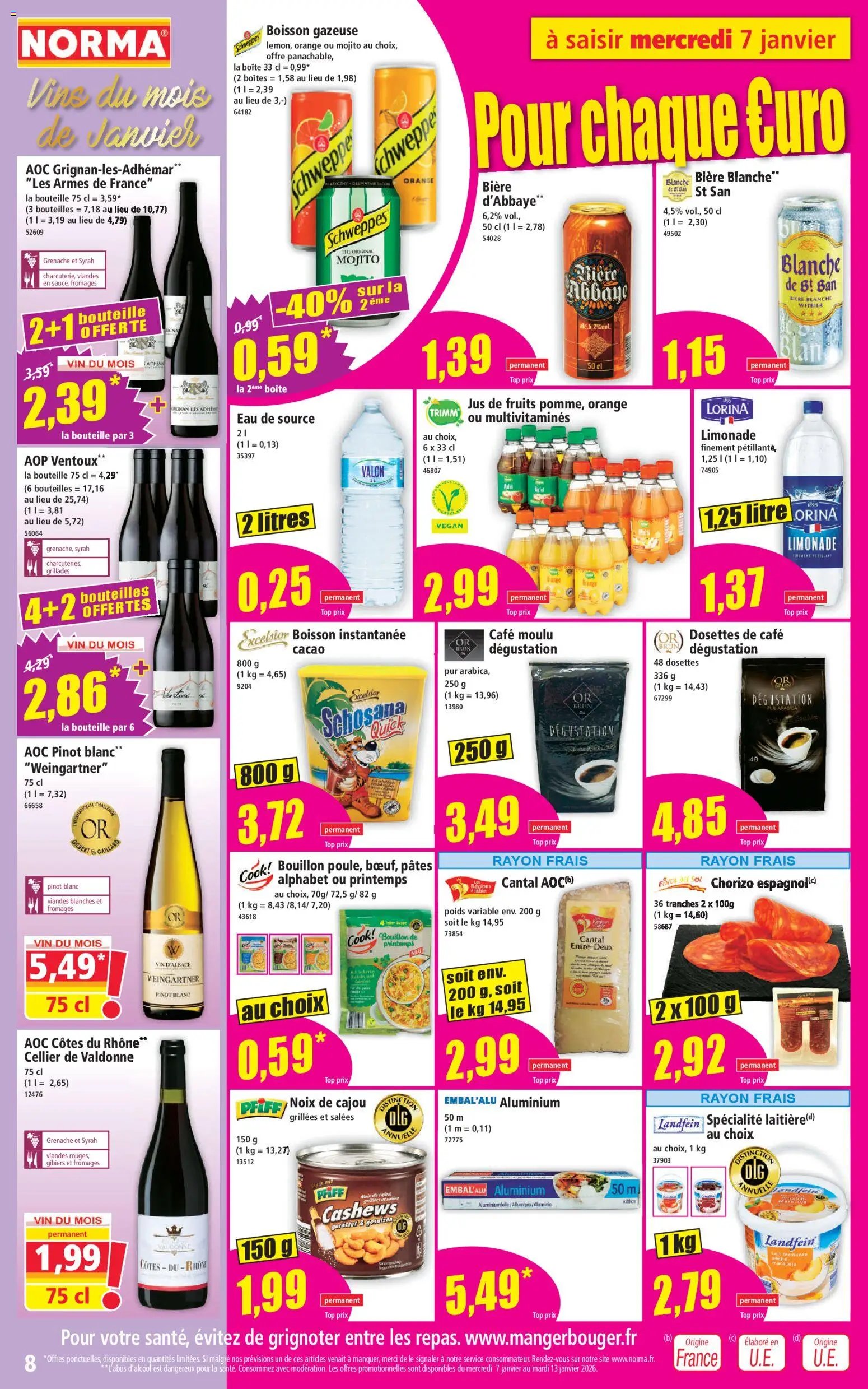 Norma catalogue (2025-01-07 - 2026-01-18)