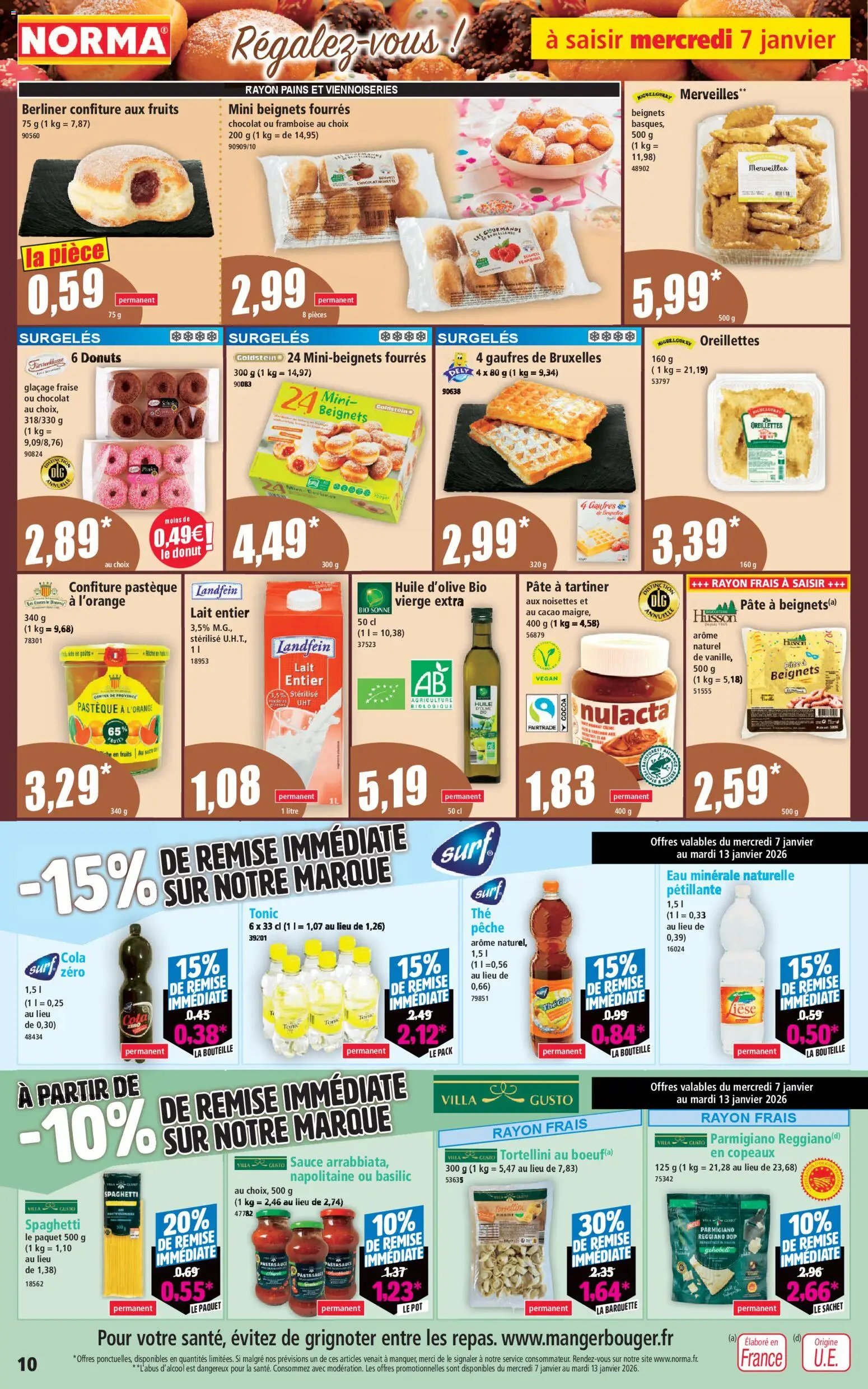 Norma catalogue (2025-01-07 - 2026-01-18)