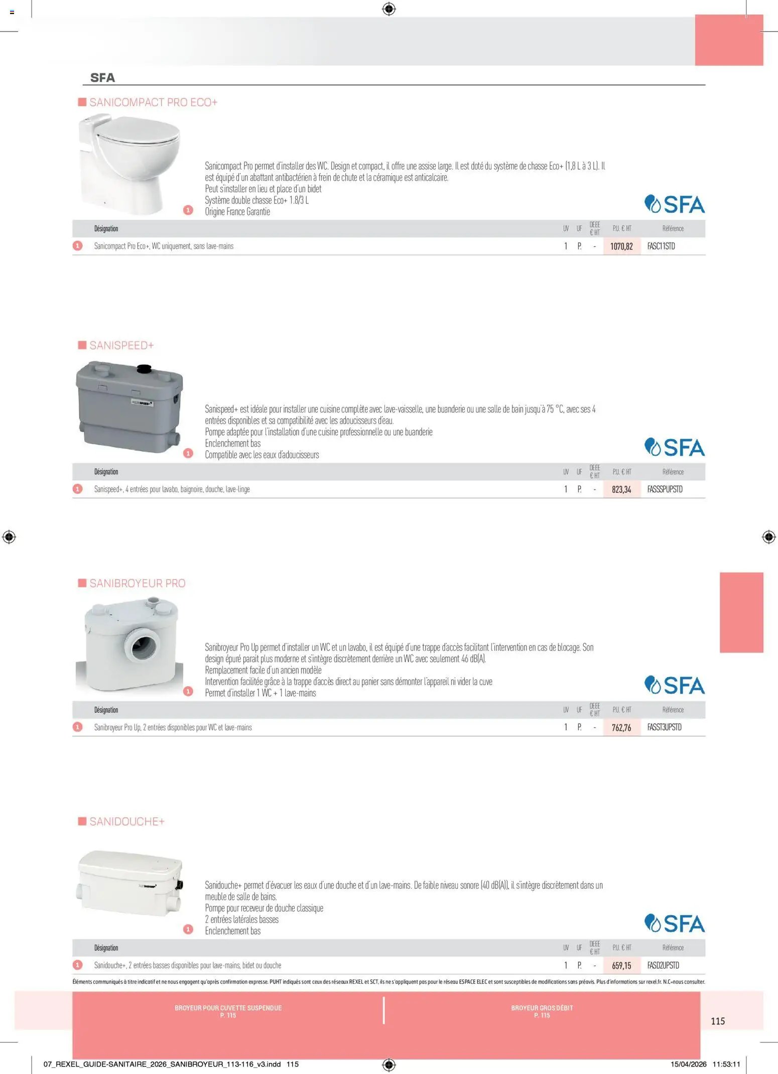 Rexel - Brochure Sanitaire (2026-04-20 - 2026-12-31)