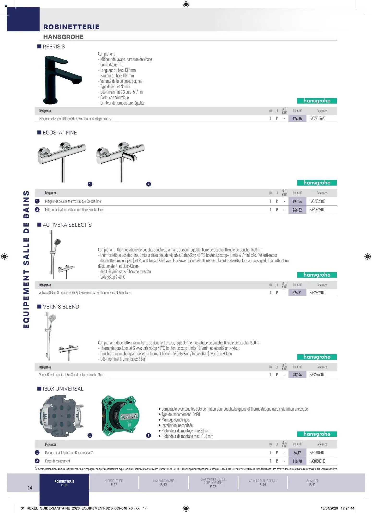 Rexel - Brochure Sanitaire