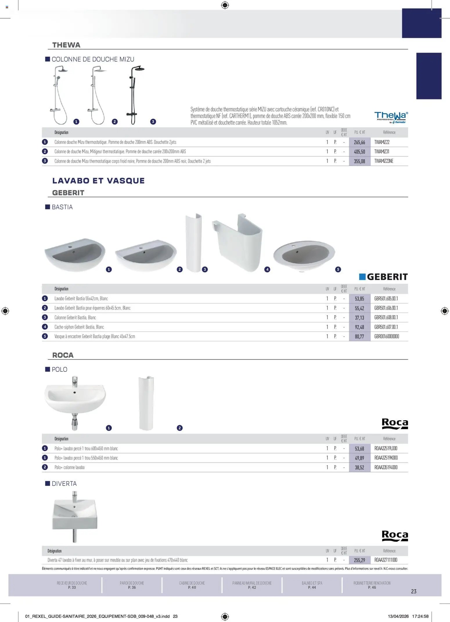 Rexel - Brochure Sanitaire (2026-04-20 - 2026-12-31)