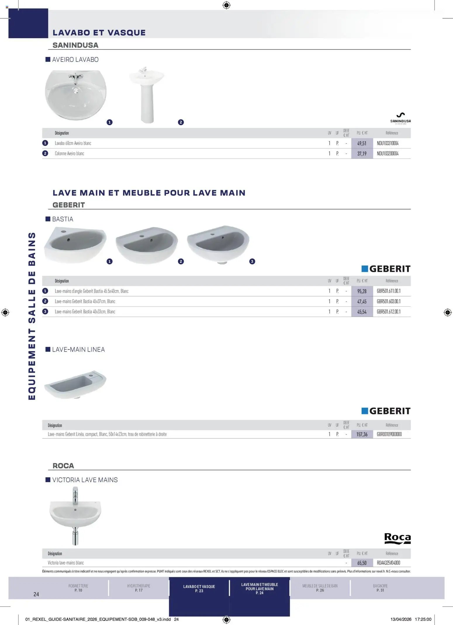 Rexel - Brochure Sanitaire (2026-04-20 - 2026-12-31)