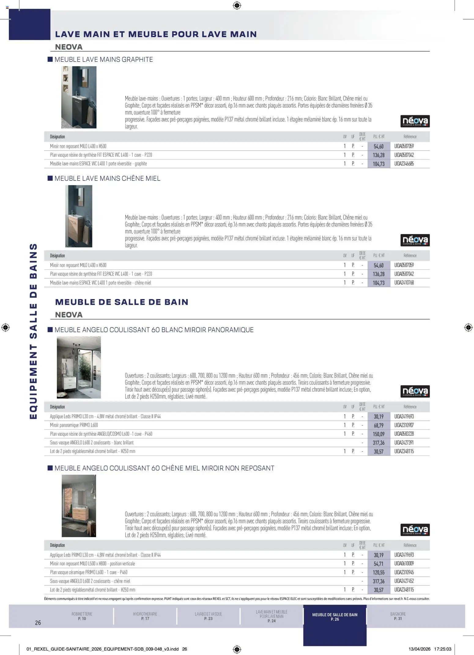 Rexel - Brochure Sanitaire (2026-04-20 - 2026-12-31)