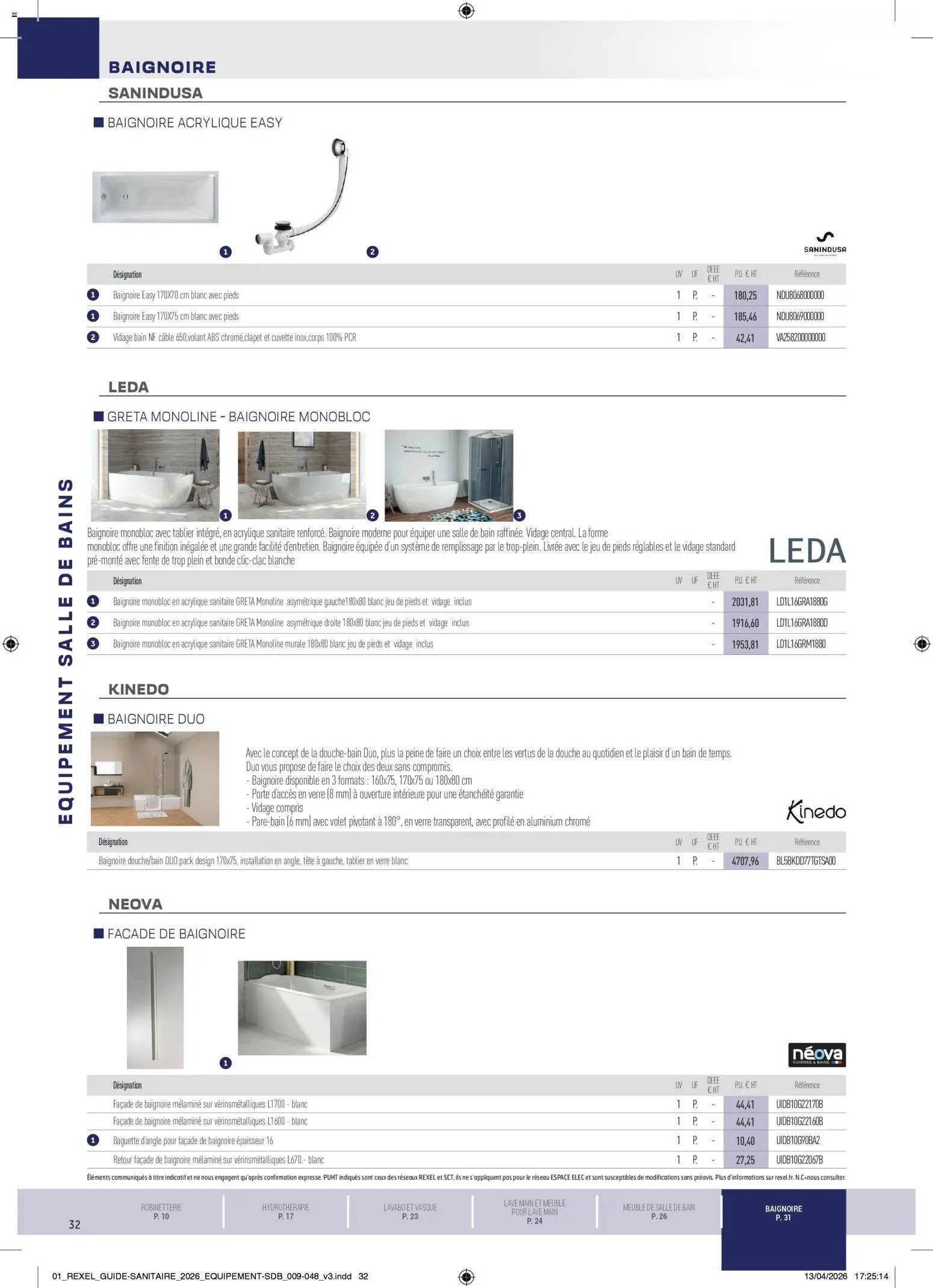 Rexel - Brochure Sanitaire (2026-04-20 - 2026-12-31)