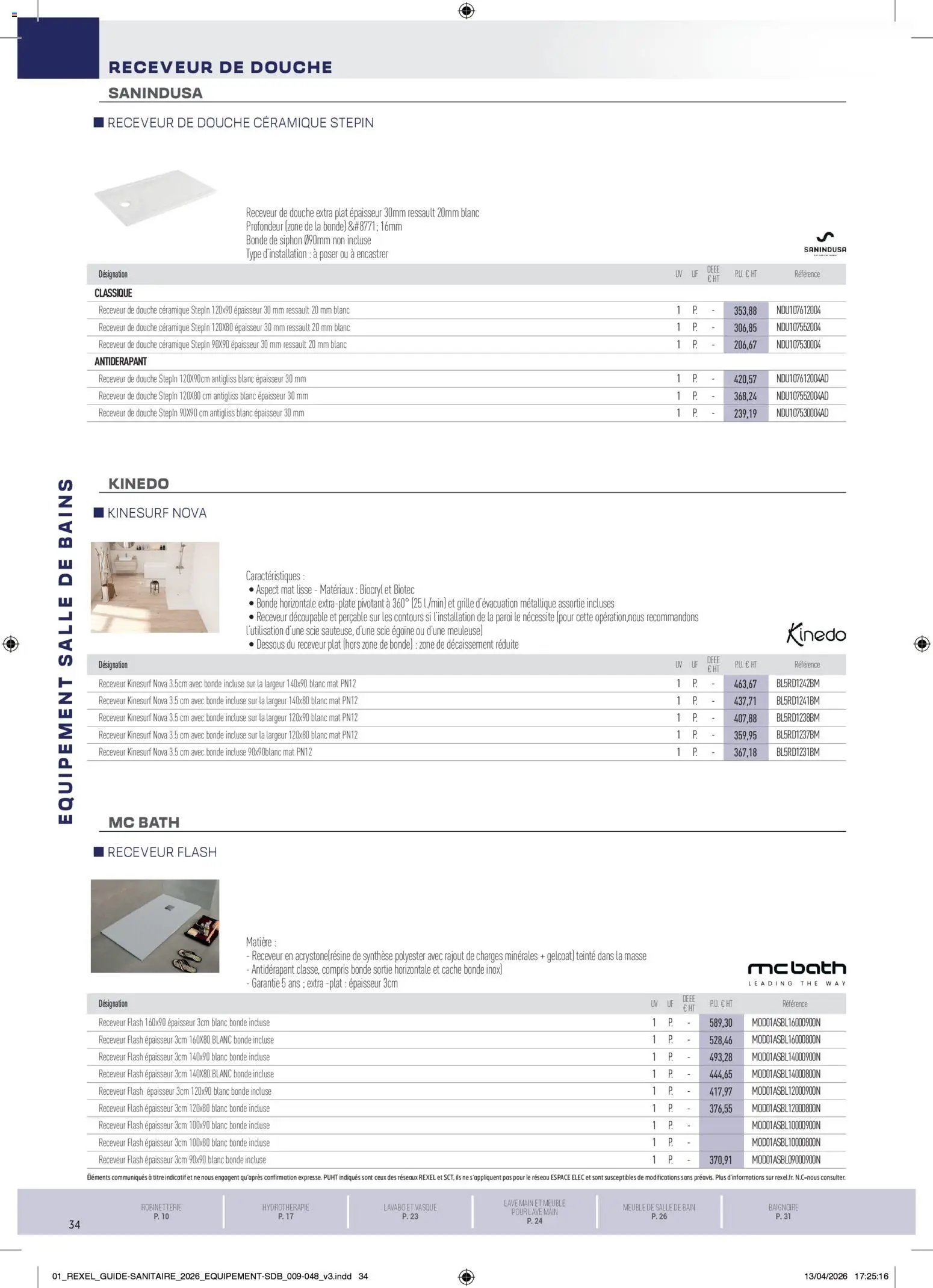 Rexel - Brochure Sanitaire (2026-04-20 - 2026-12-31)