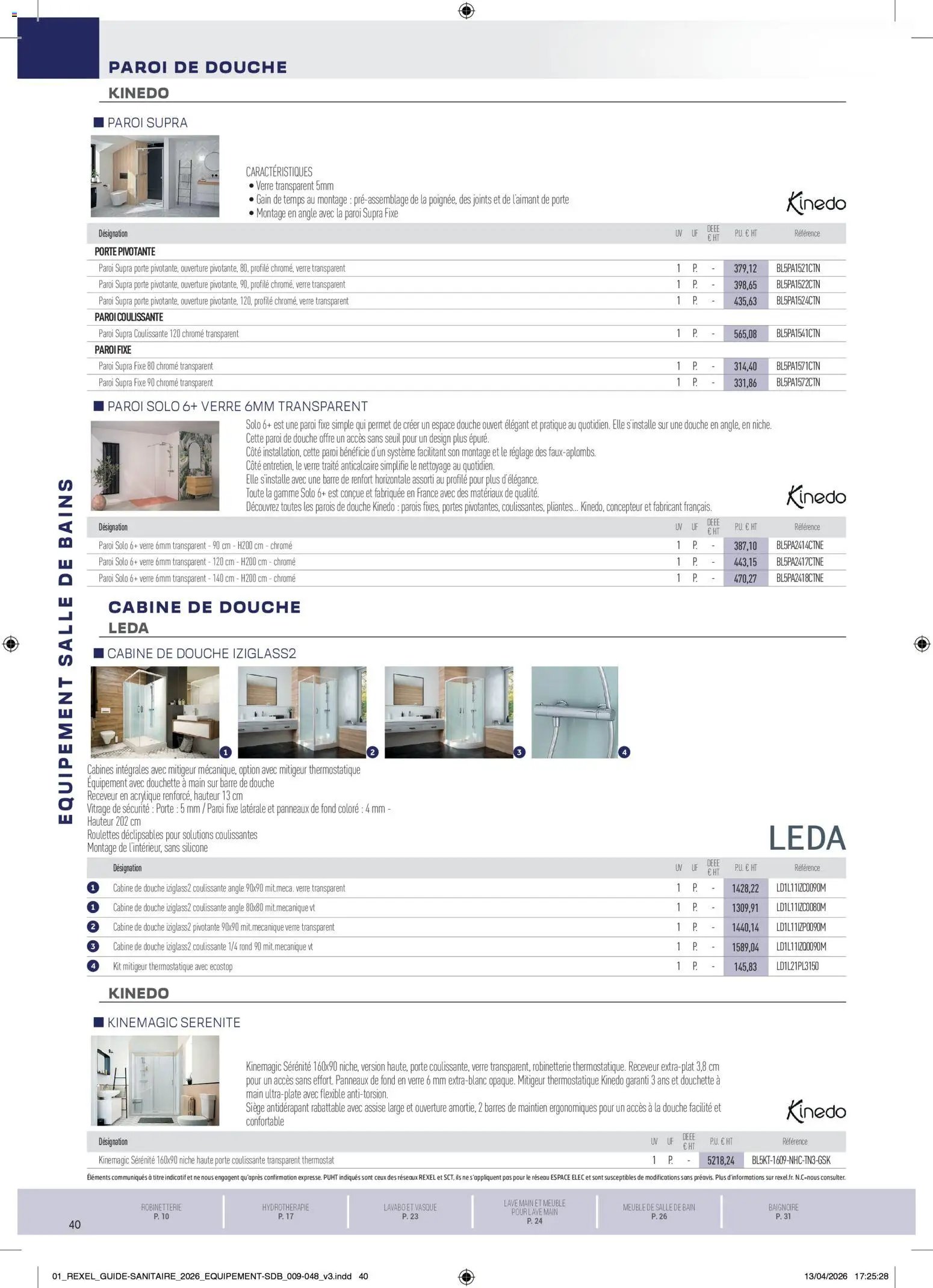 Rexel - Brochure Sanitaire (2026-04-20 - 2026-12-31)