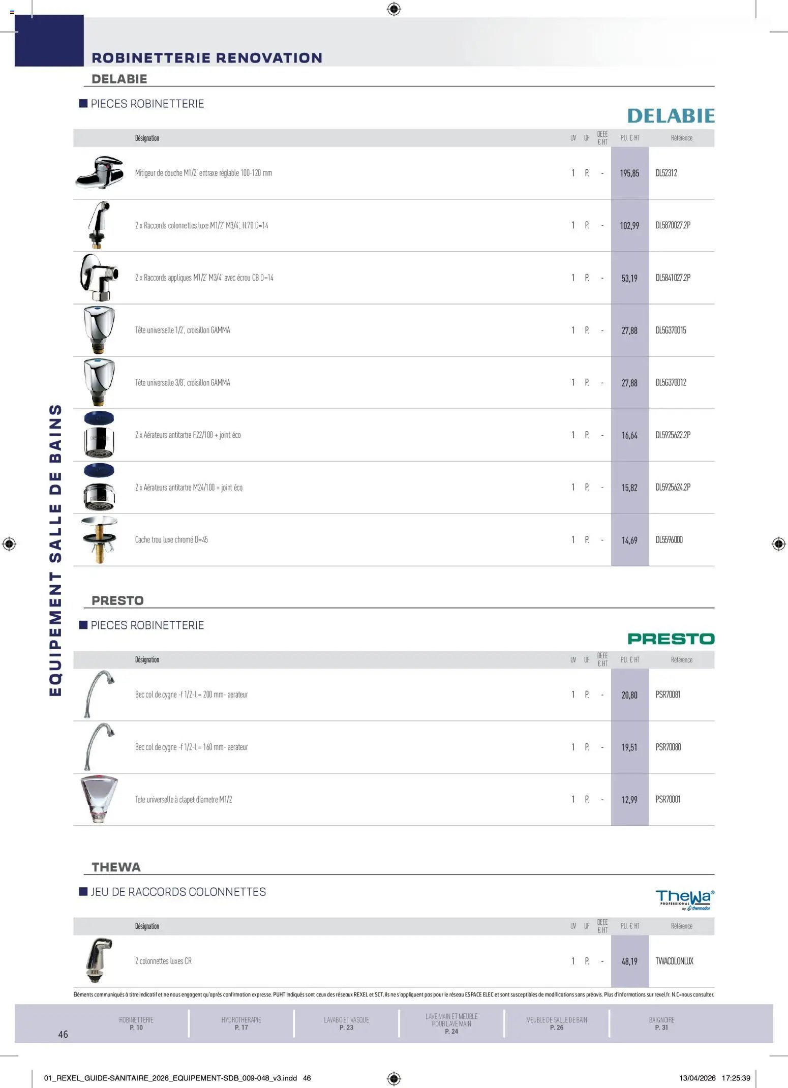 Rexel - Brochure Sanitaire (2026-04-20 - 2026-12-31)