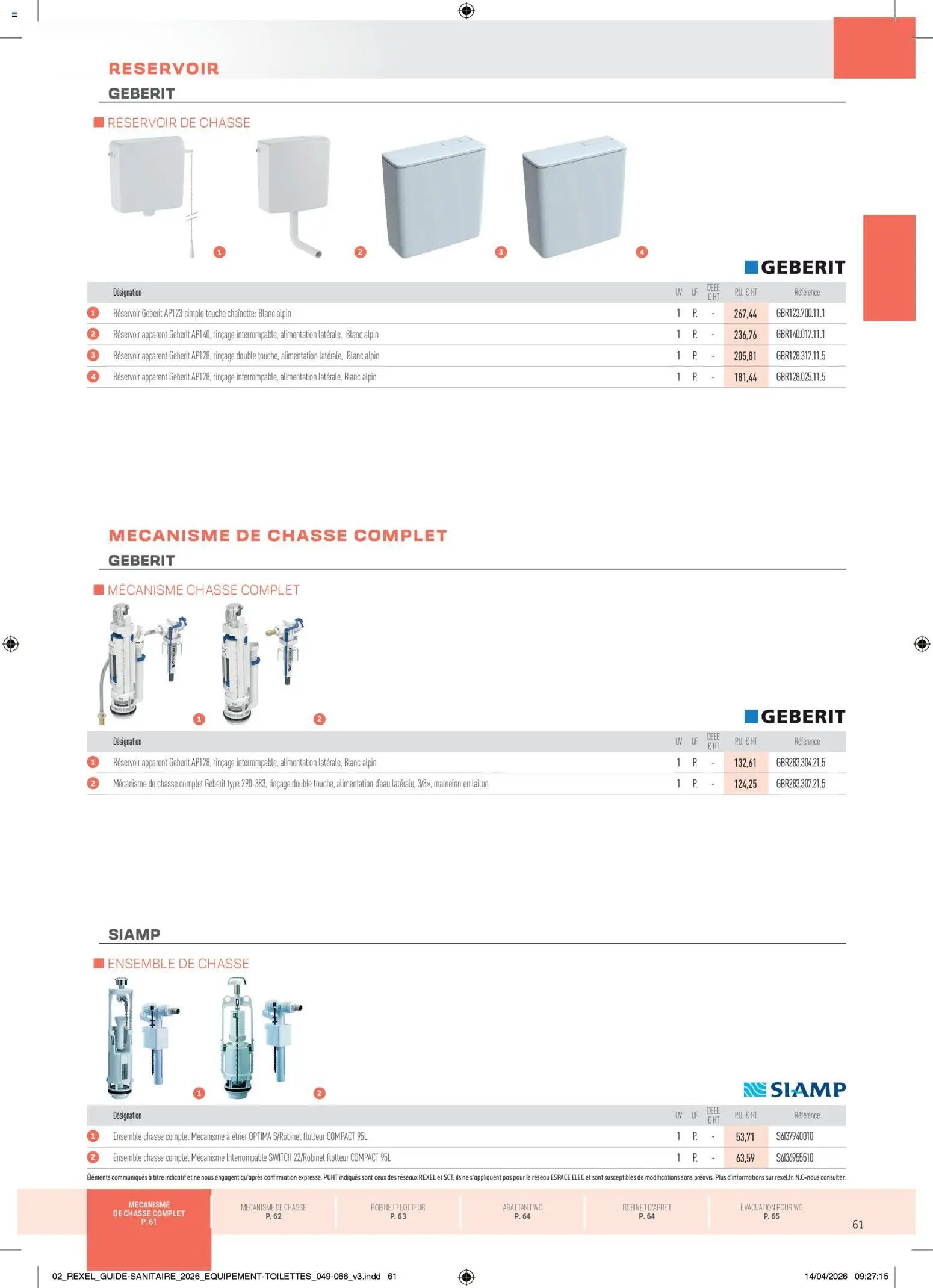 Rexel - Brochure Sanitaire (2026-04-20 - 2026-12-31)