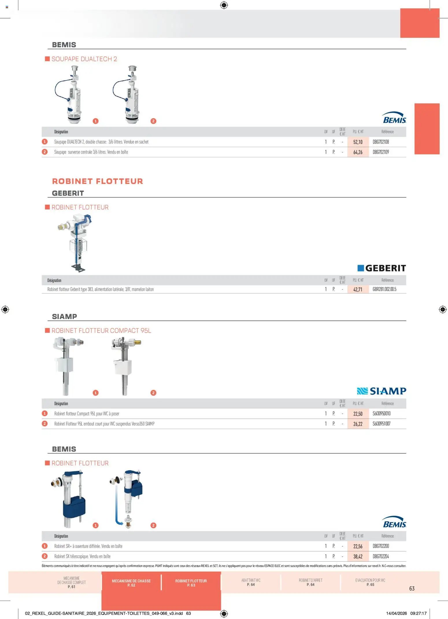 Rexel - Brochure Sanitaire (2026-04-20 - 2026-12-31)