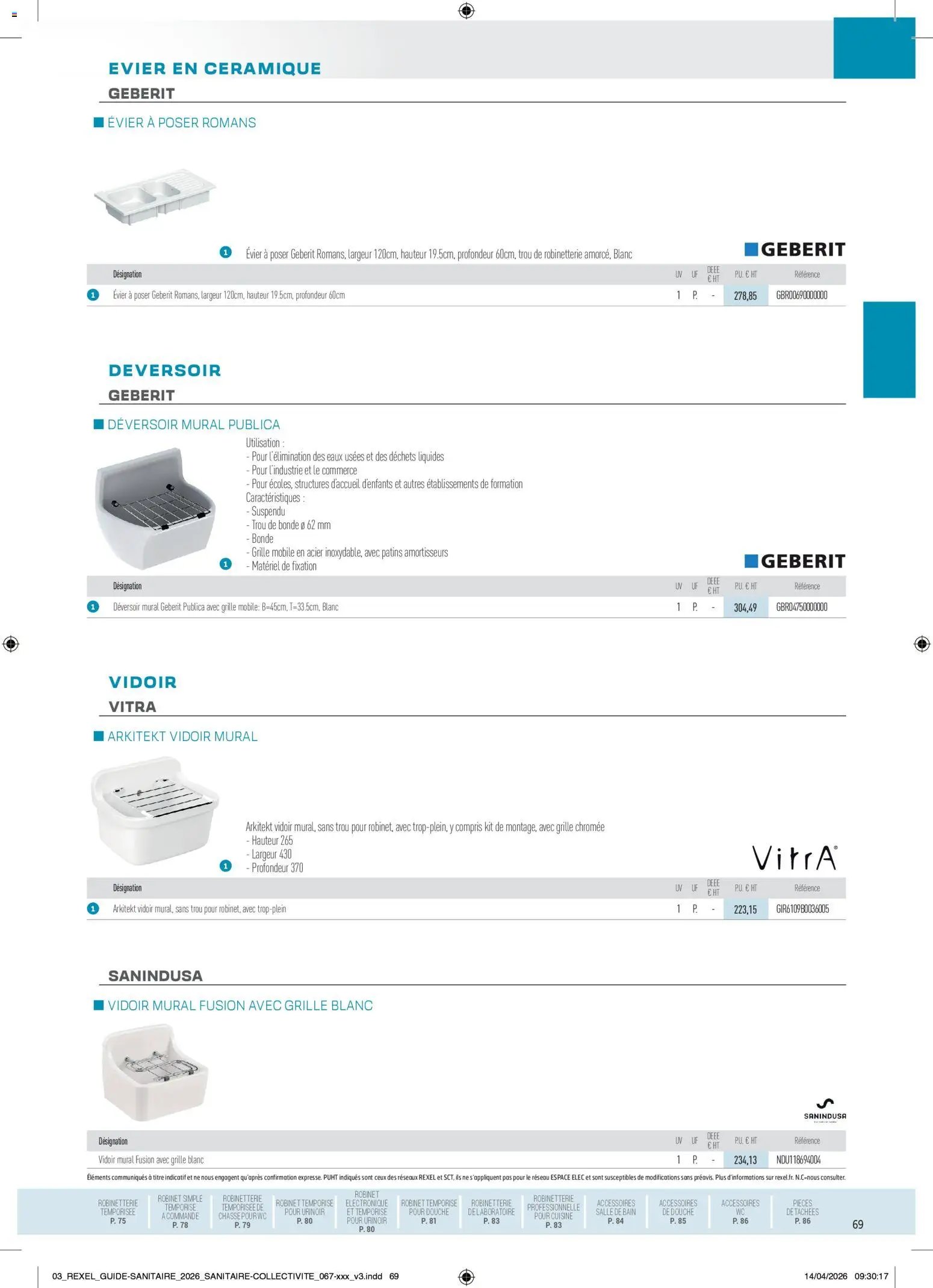 Rexel - Brochure Sanitaire (2026-04-20 - 2026-12-31)