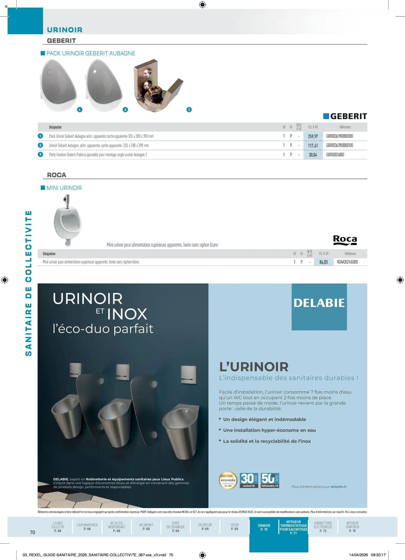 Rexel - Brochure Sanitaire (2026-04-20 - 2026-12-31)