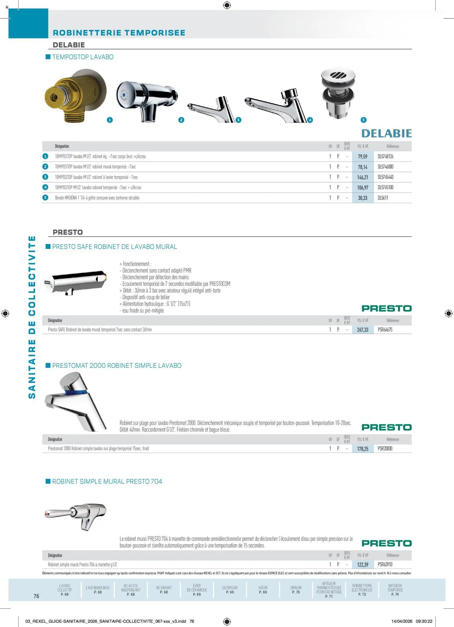Rexel - Brochure Sanitaire (2026-04-20 - 2026-12-31)