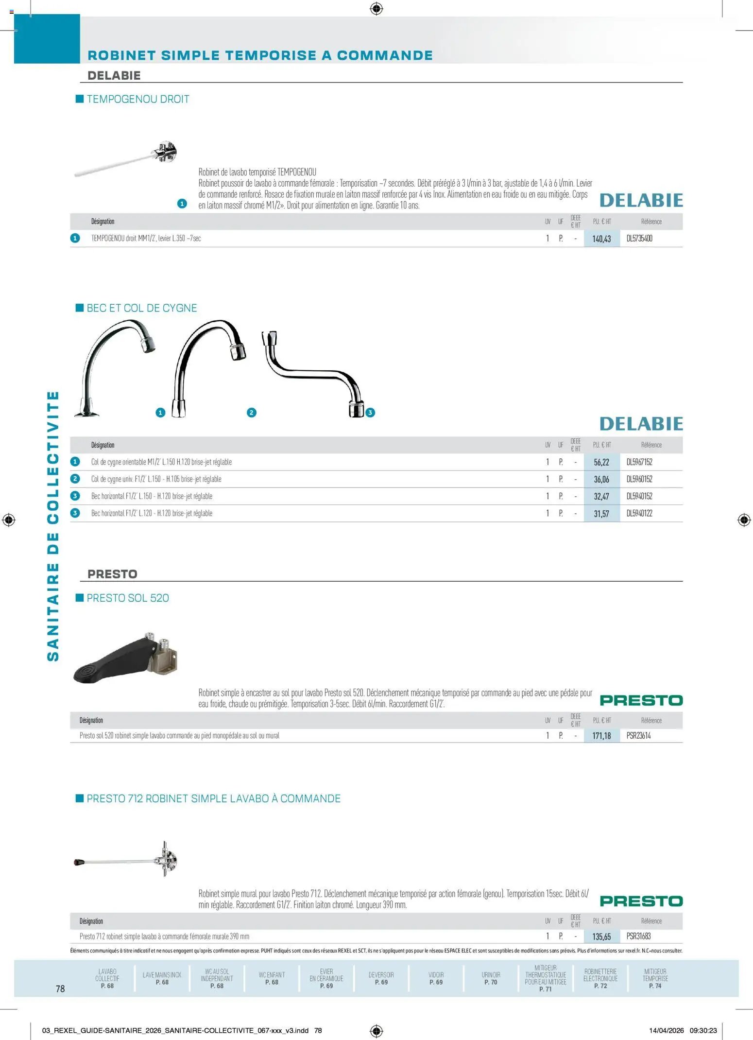 Rexel - Brochure Sanitaire (2026-04-20 - 2026-12-31)