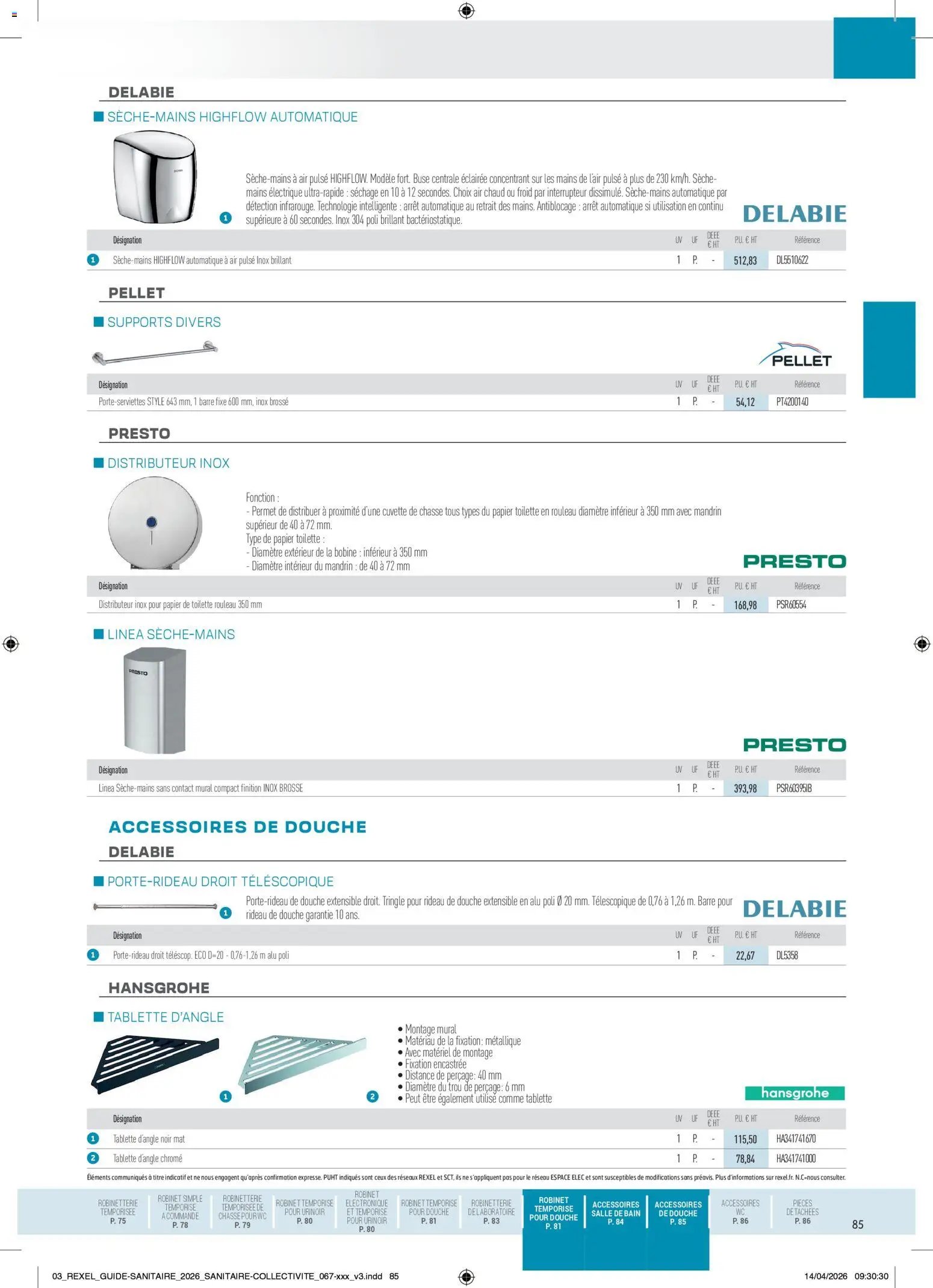 Rexel - Brochure Sanitaire (2026-04-20 - 2026-12-31)