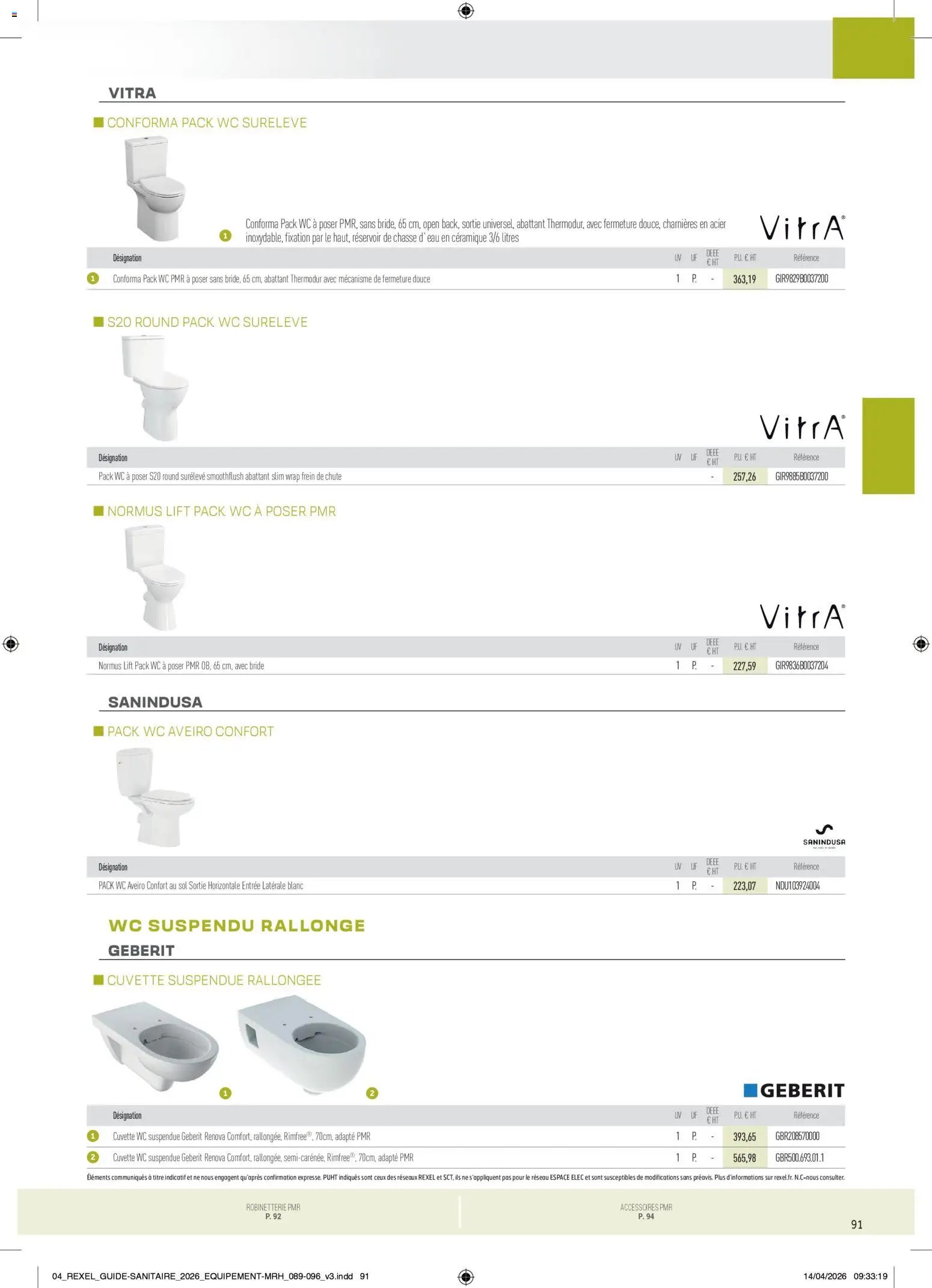 Rexel - Brochure Sanitaire (2026-04-20 - 2026-12-31)