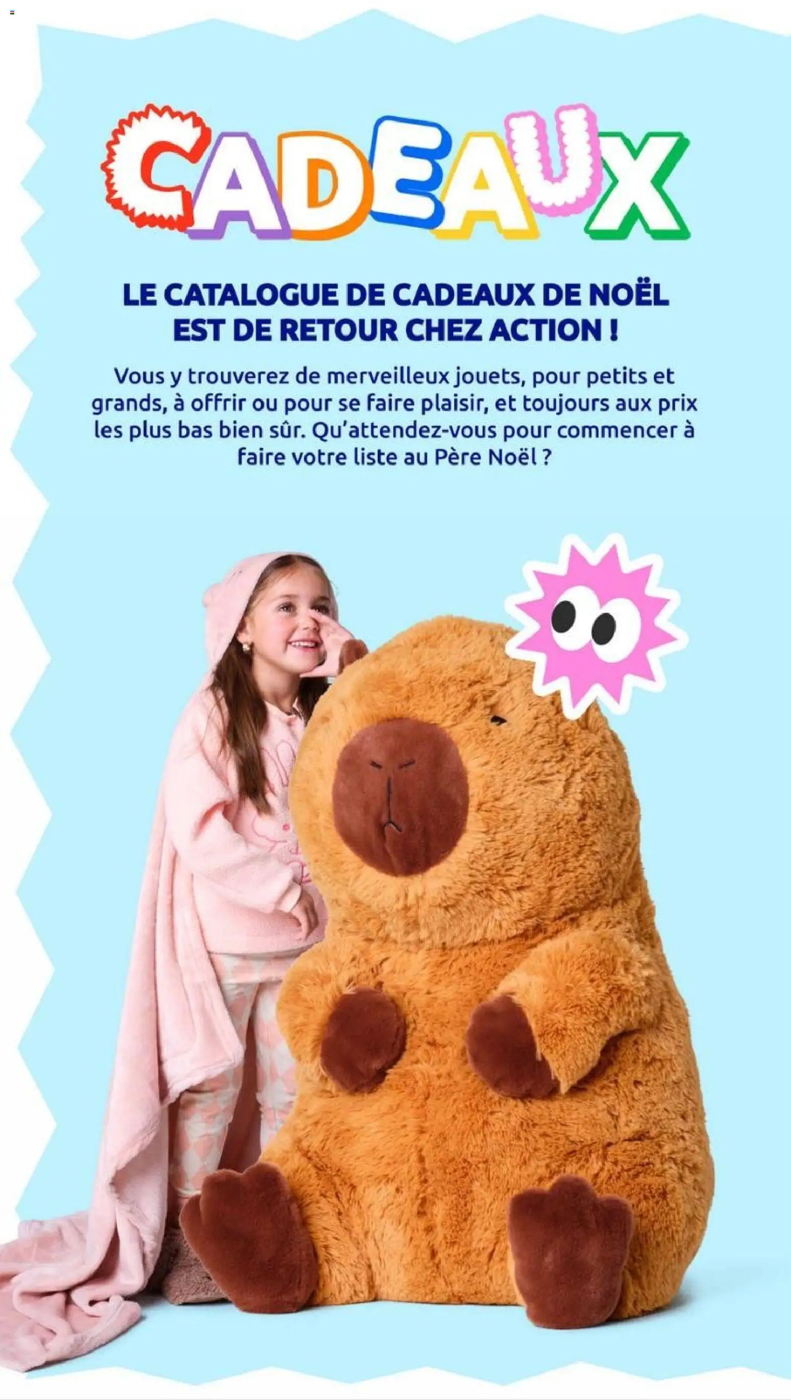 Action catalogue de la semaine