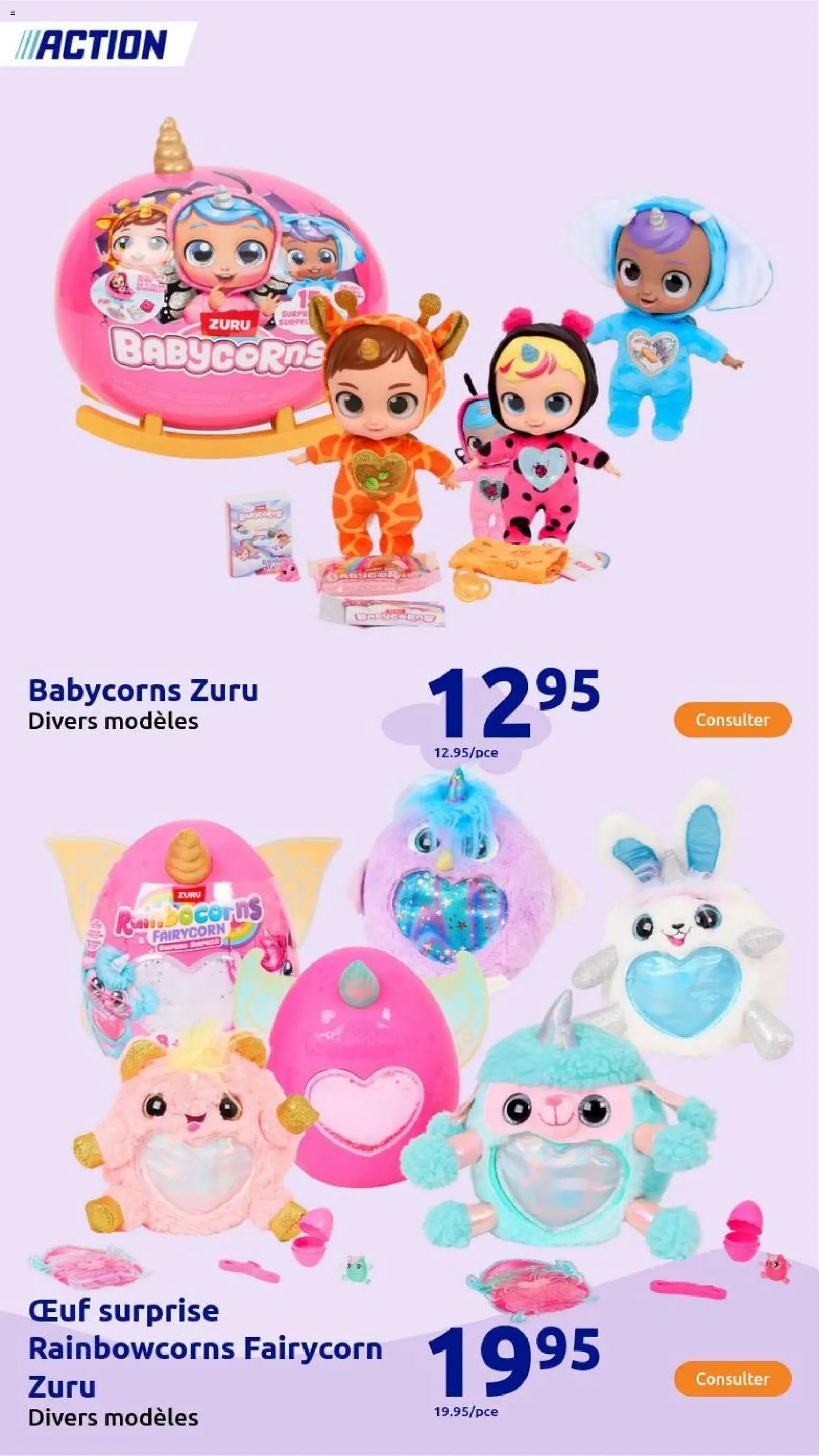 Action catalogue de la semaine