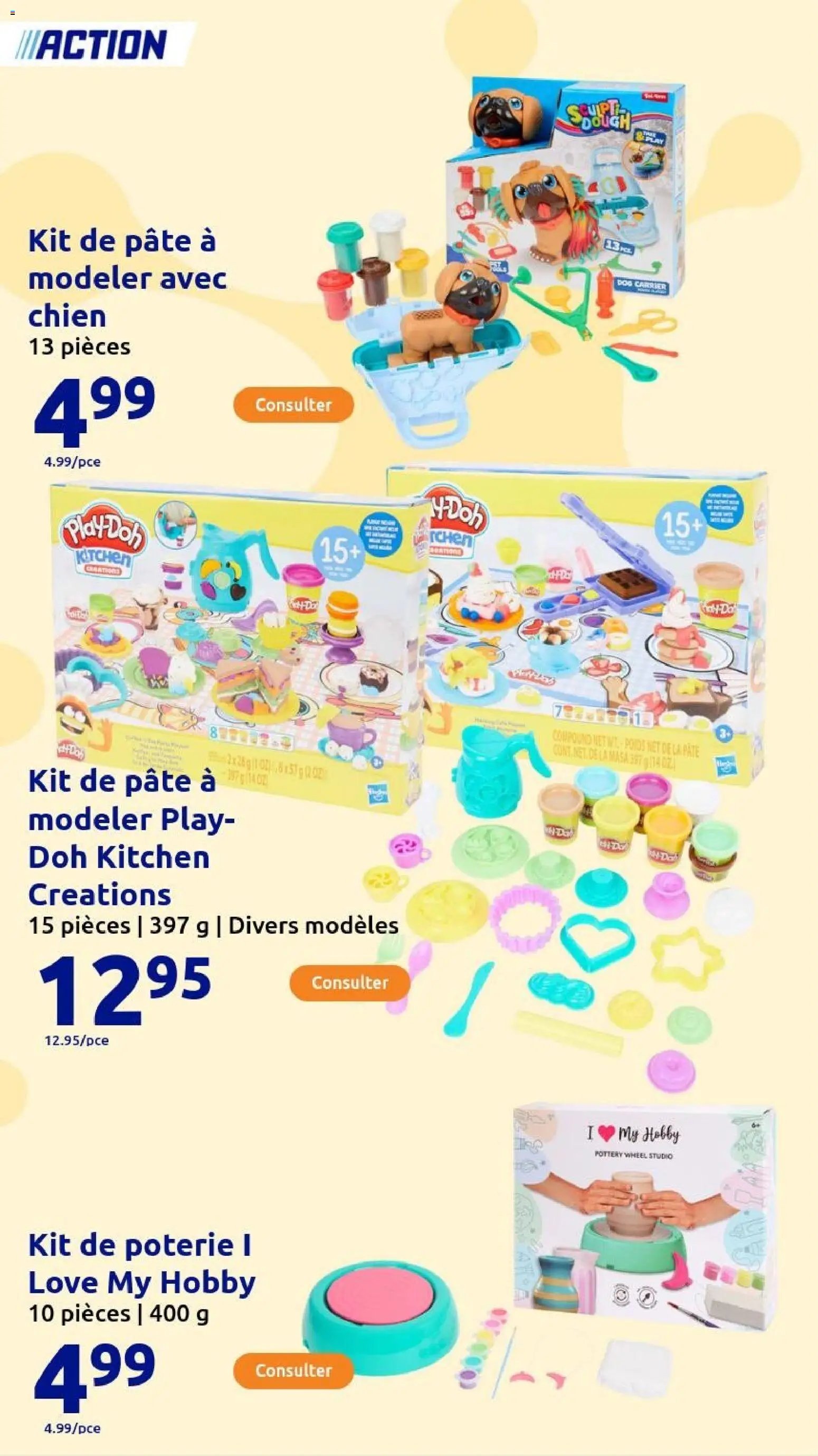 Action catalogue de la semaine