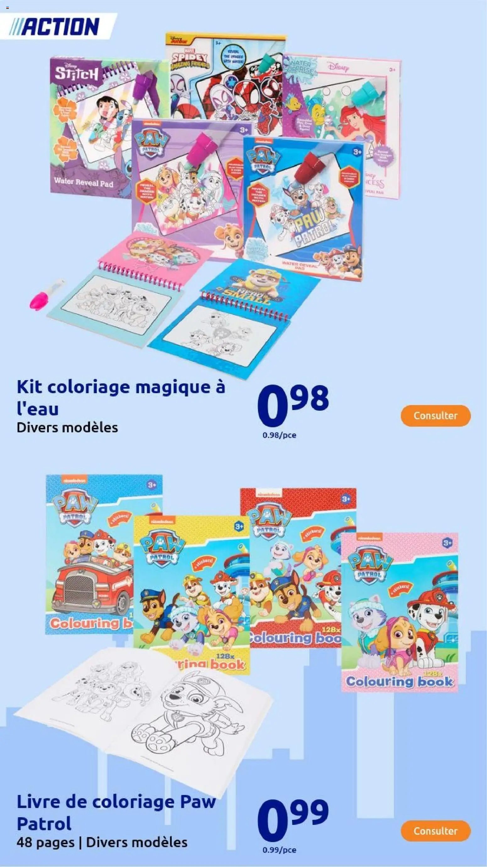 Action catalogue de la semaine