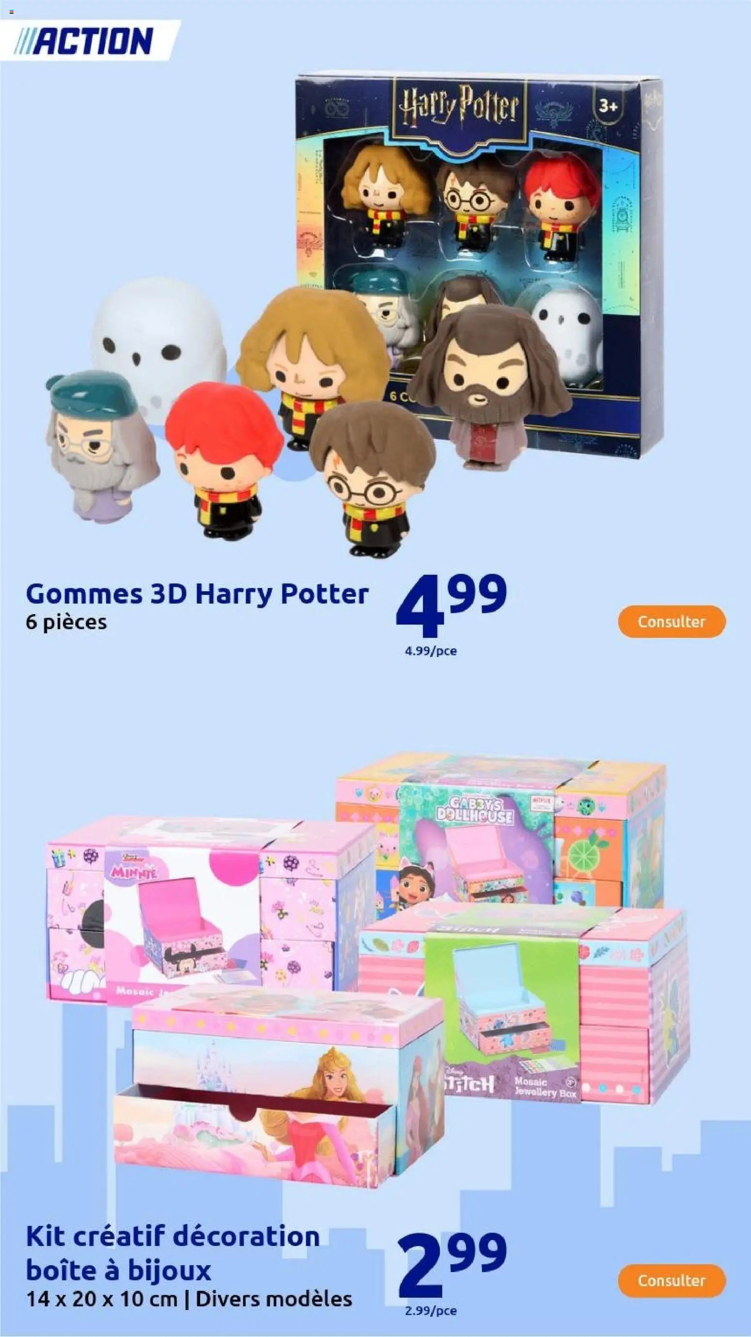 Action catalogue de la semaine