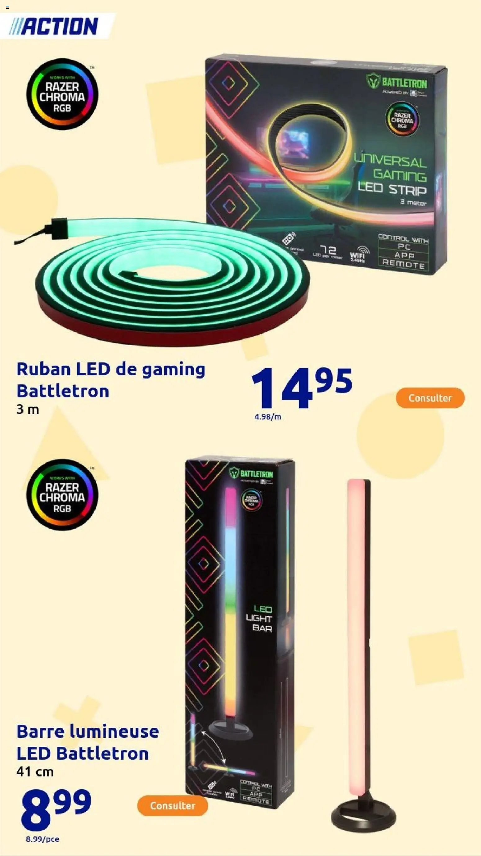 Action catalogue de la semaine