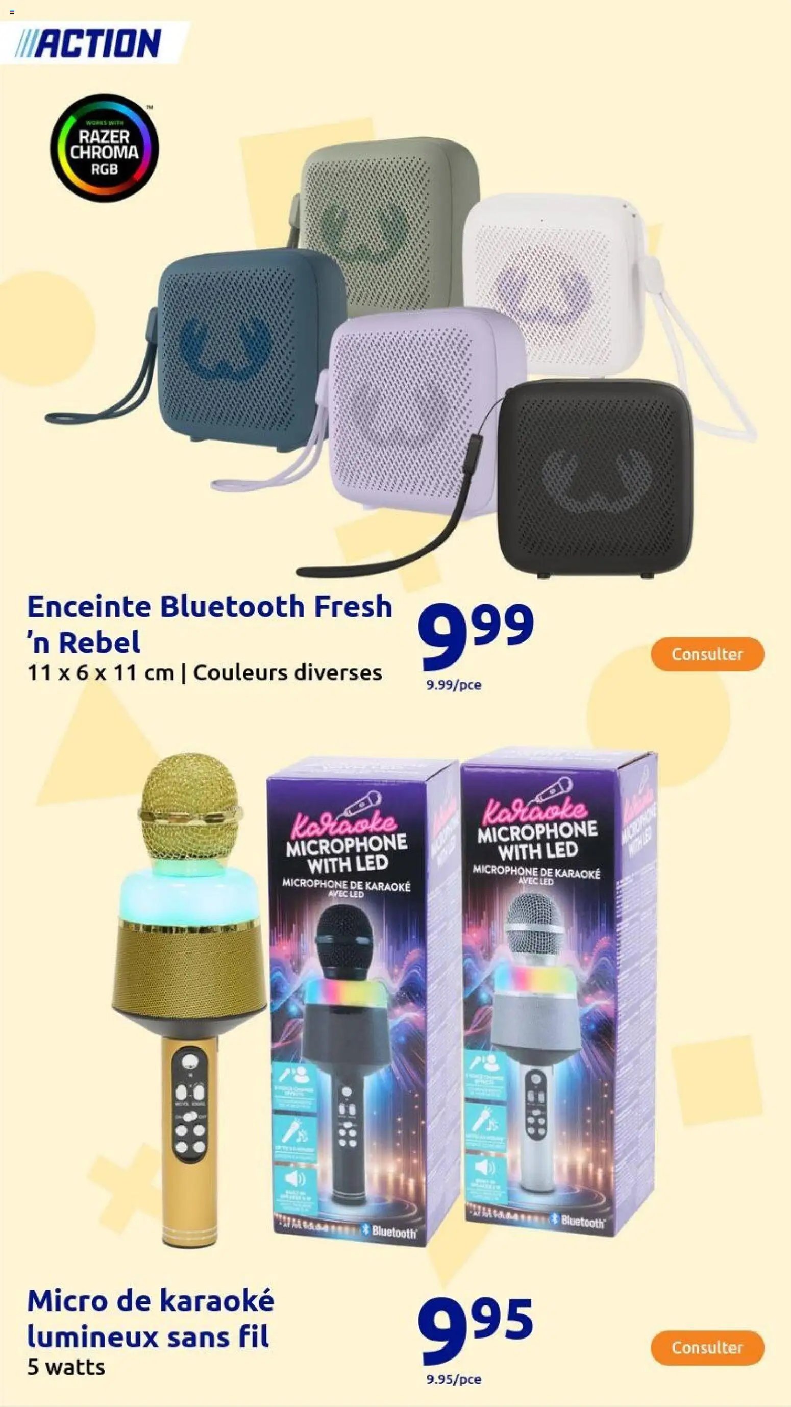 Action catalogue de la semaine