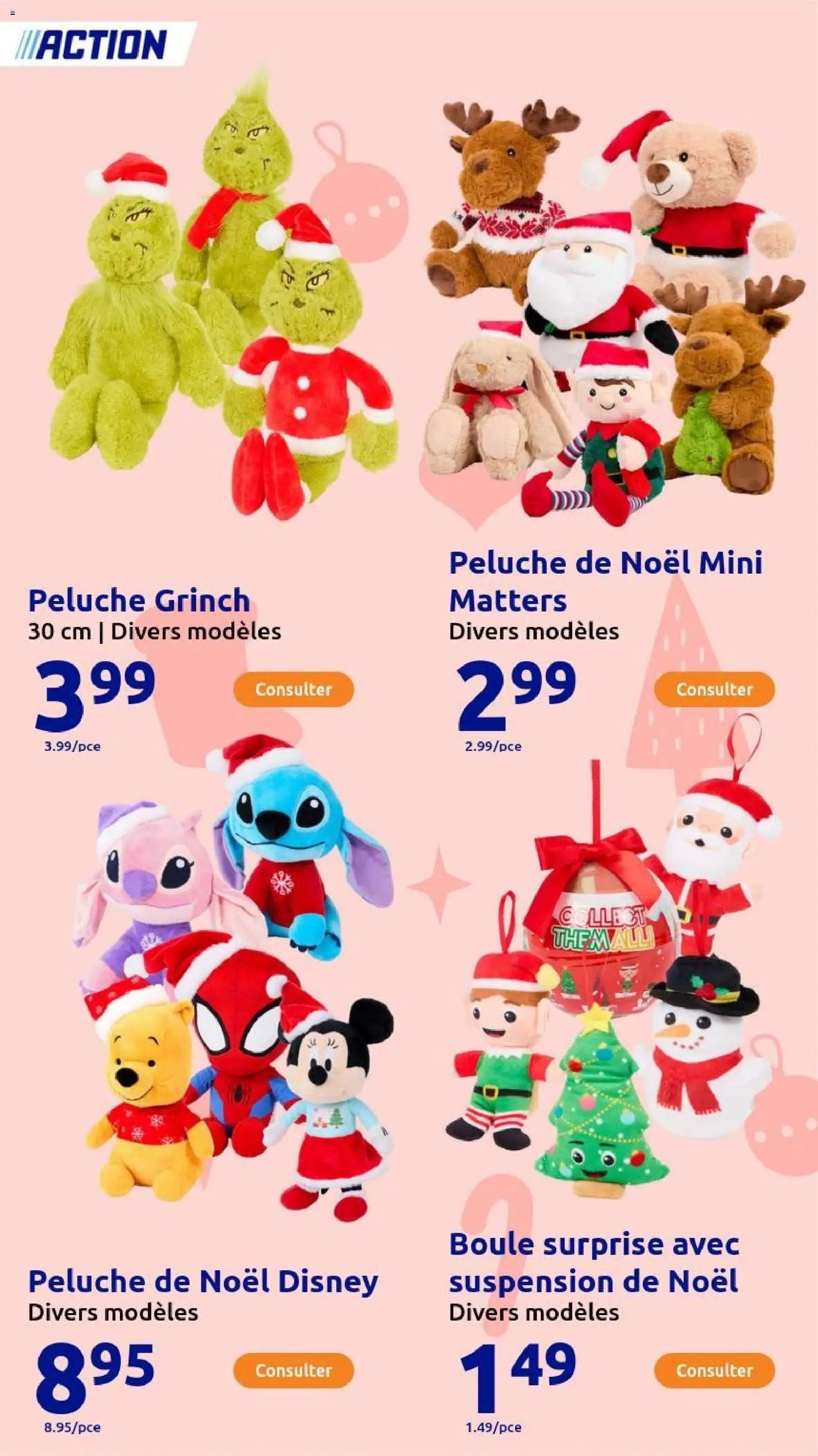 Action catalogue de la semaine