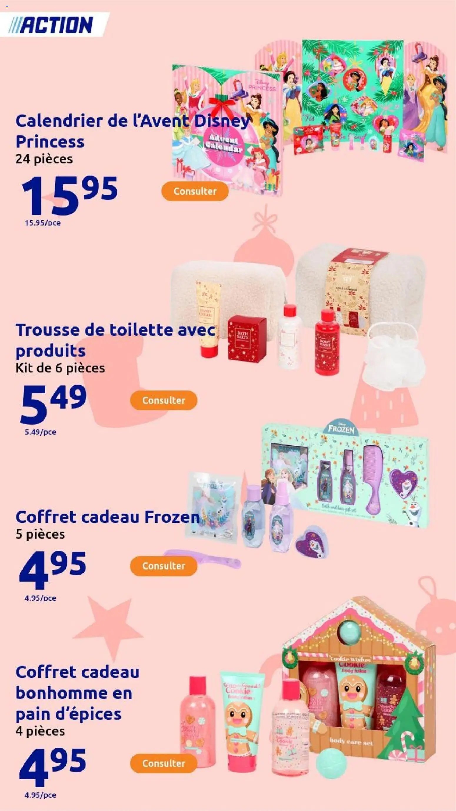 Action catalogue de la semaine