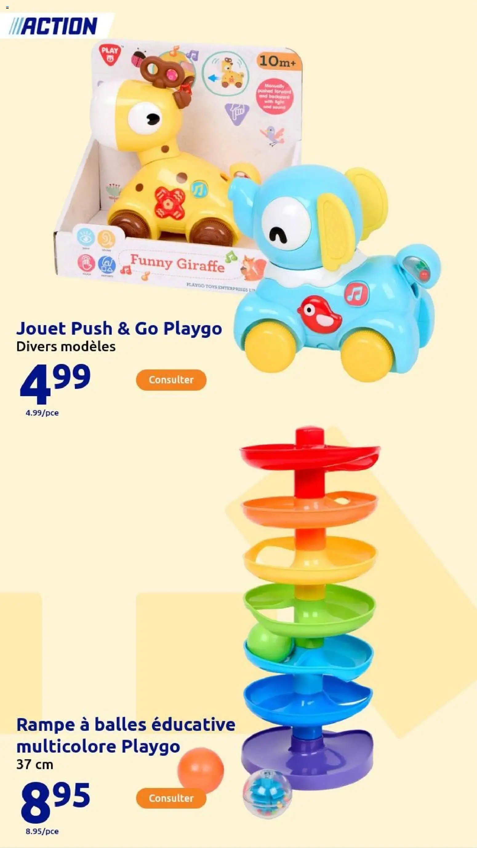 Action catalogue de la semaine