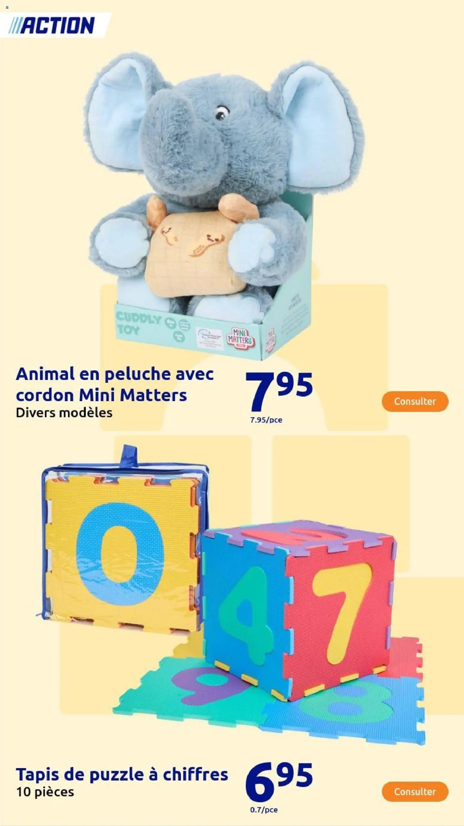 Action catalogue de la semaine