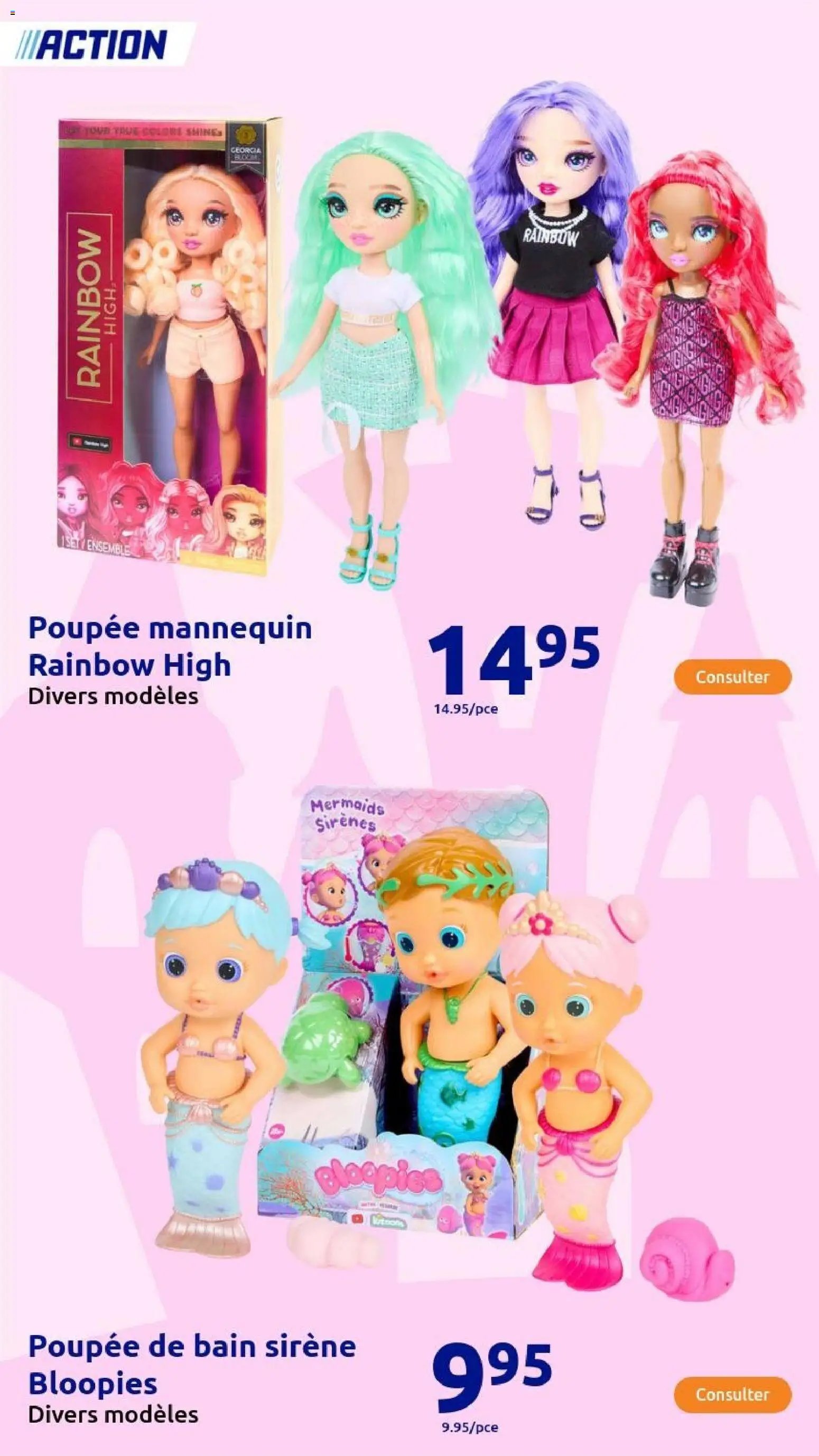 Action catalogue de la semaine