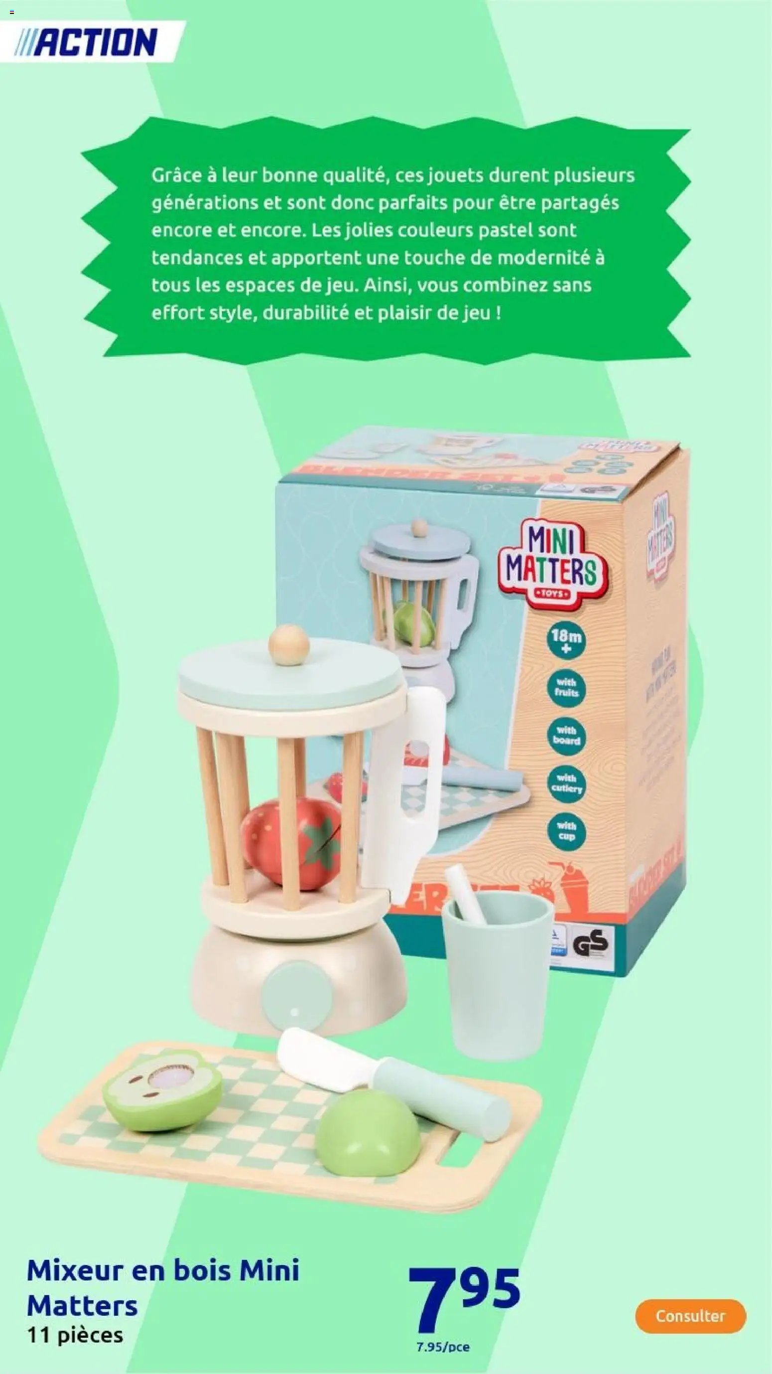 Action catalogue de la semaine