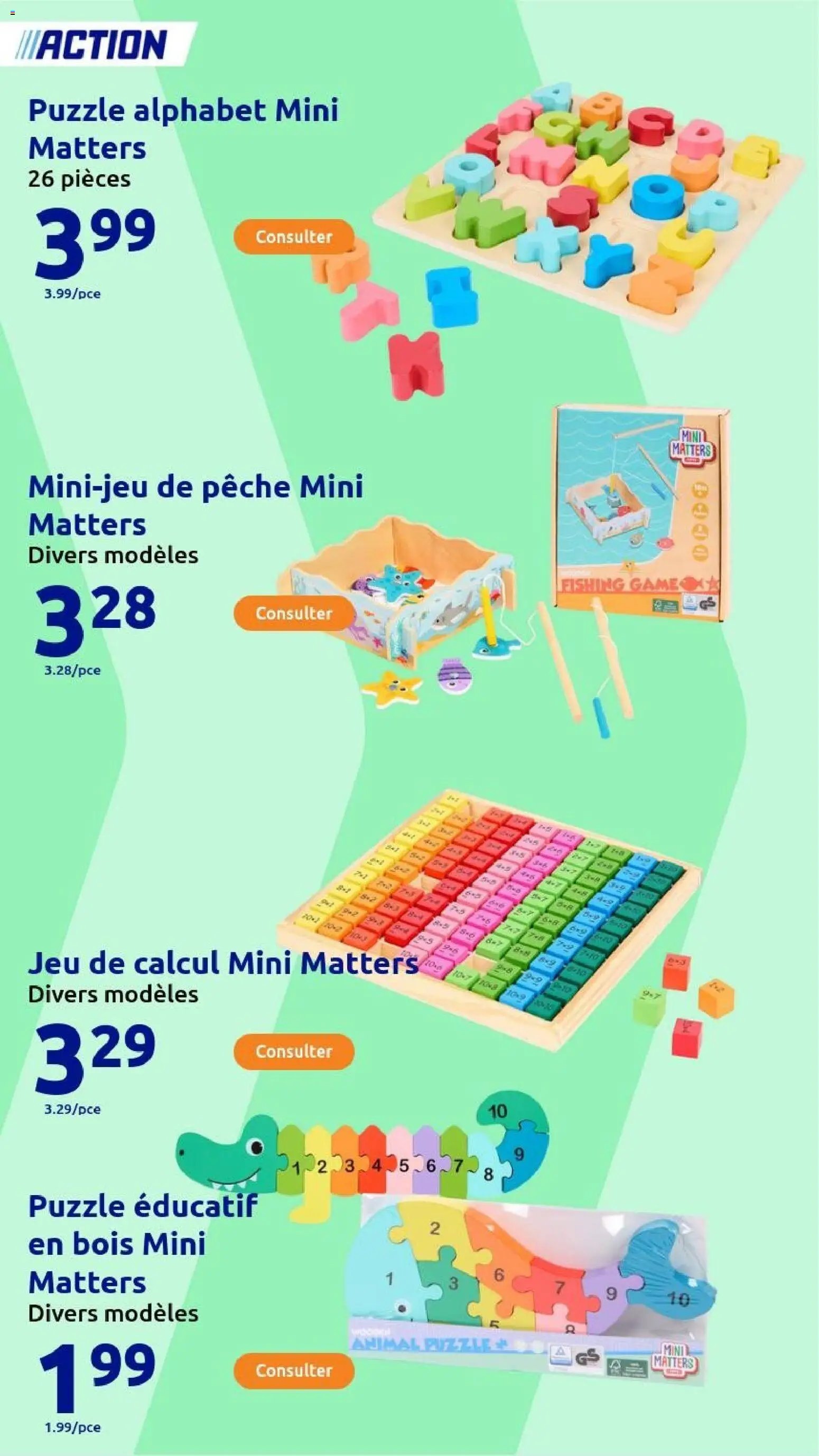 Action catalogue de la semaine