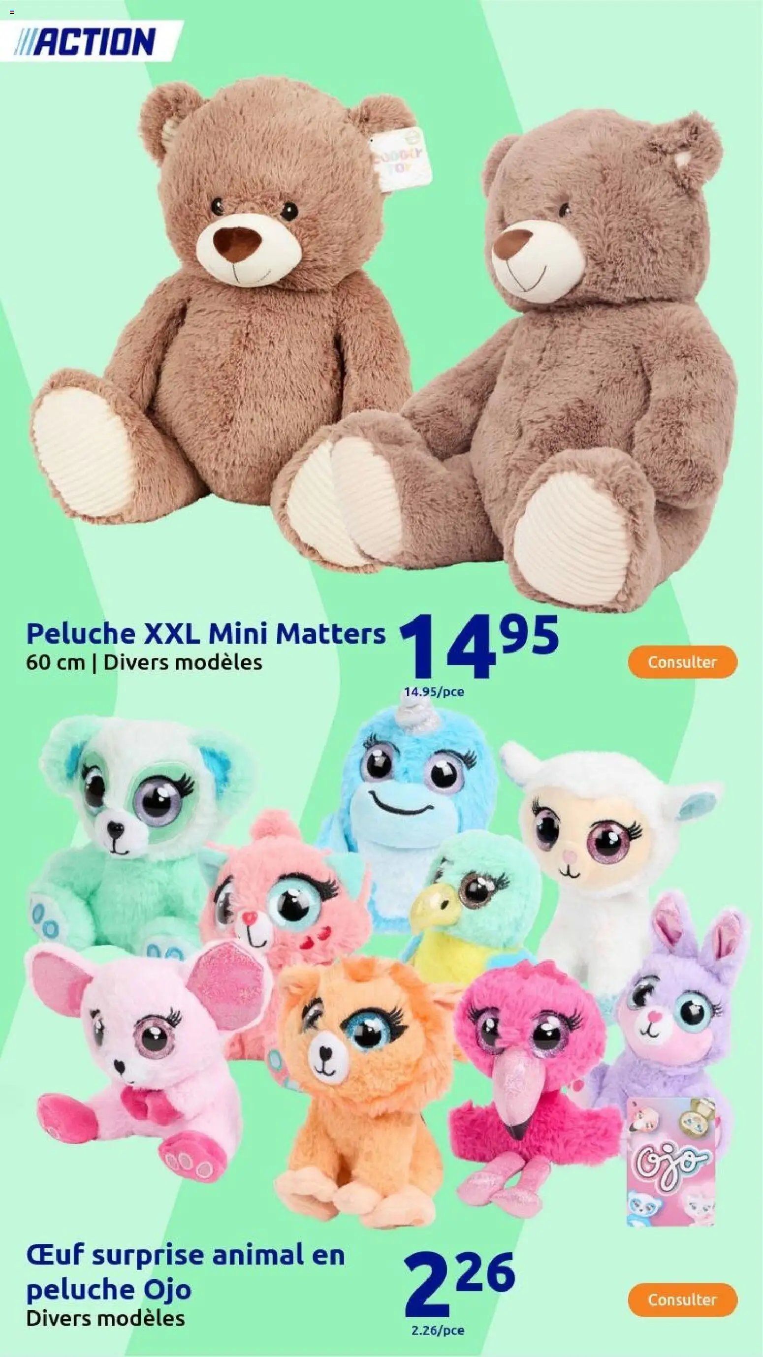 Action catalogue de la semaine