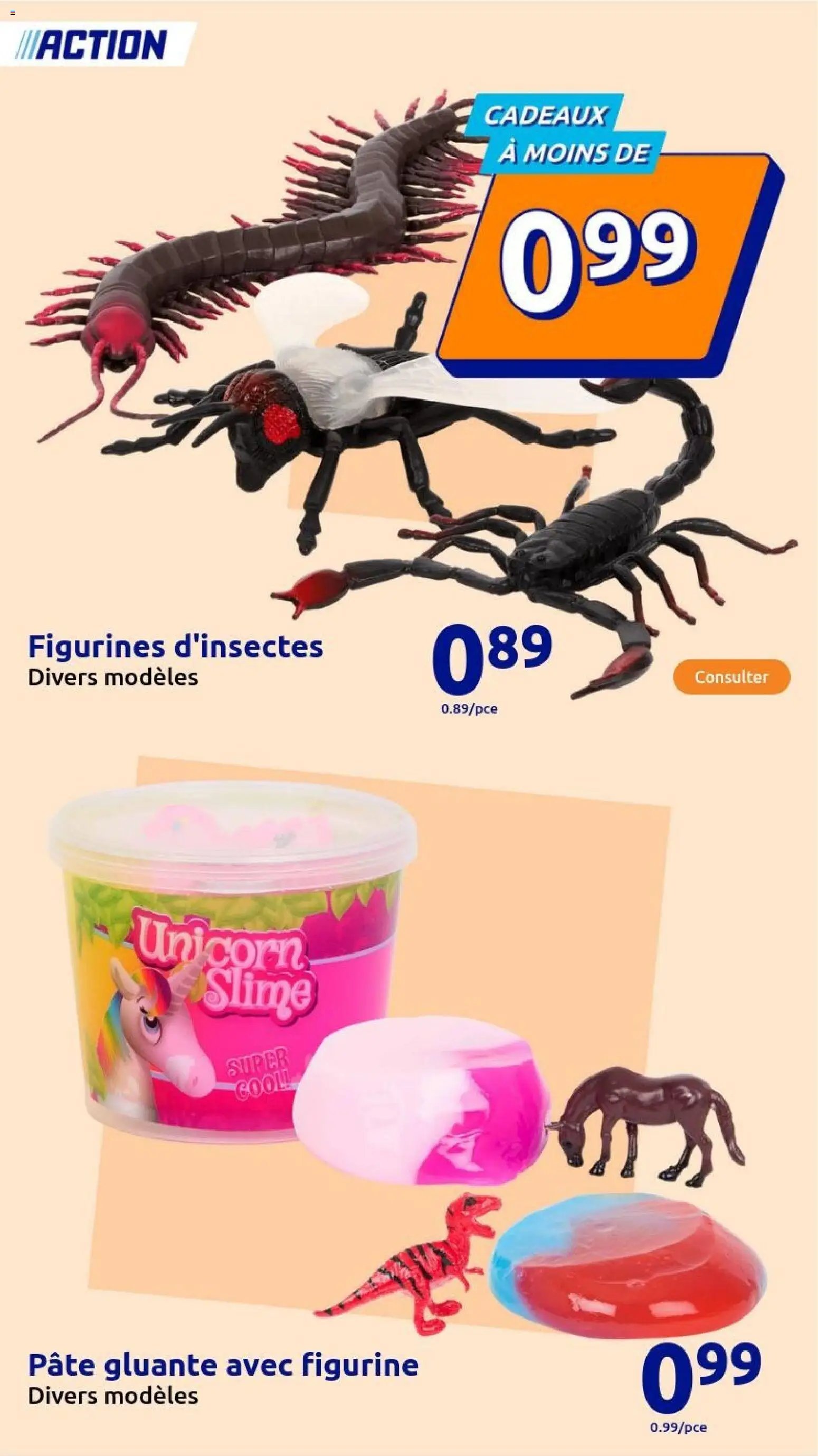 Action catalogue de la semaine