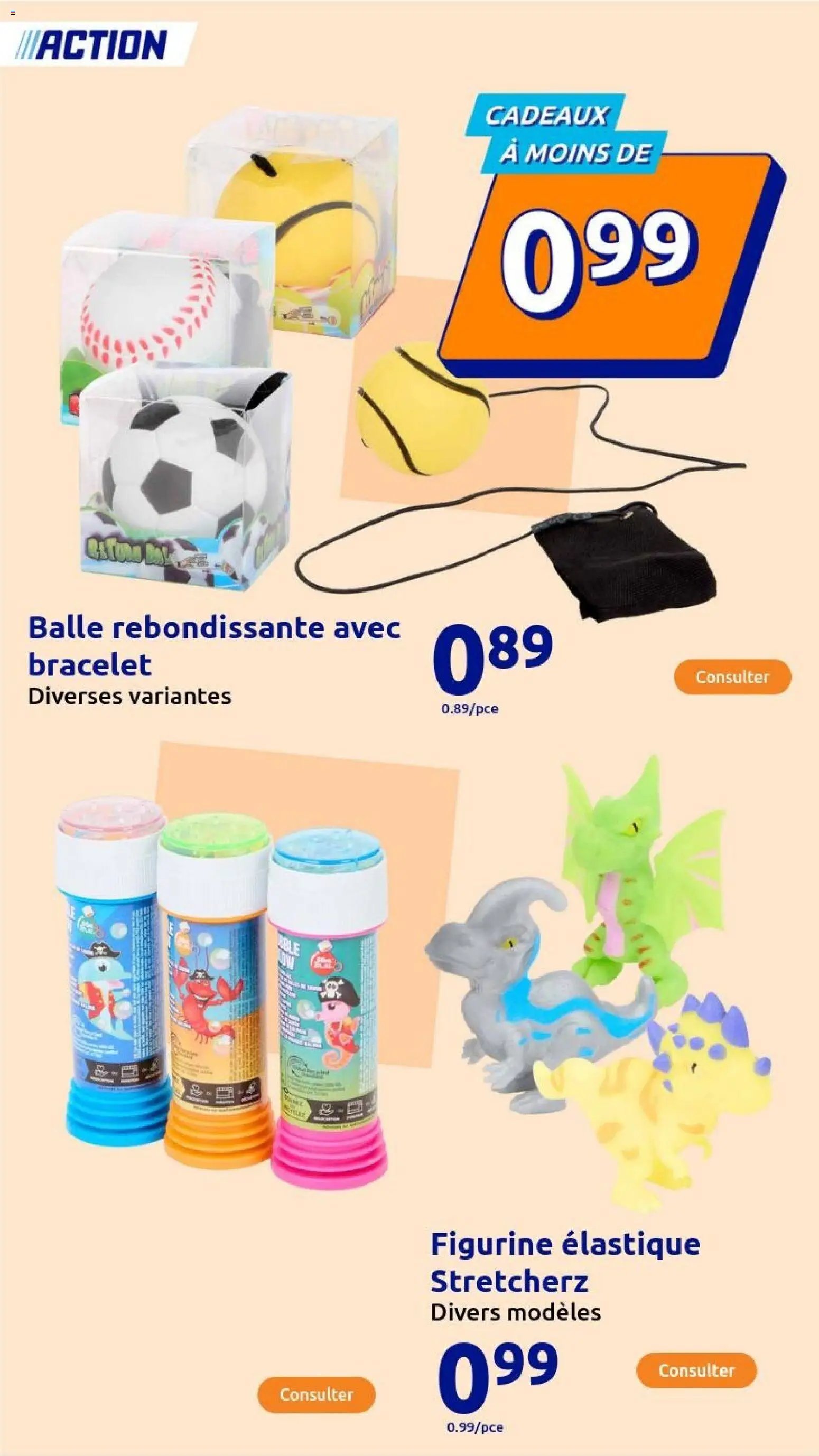 Action catalogue de la semaine