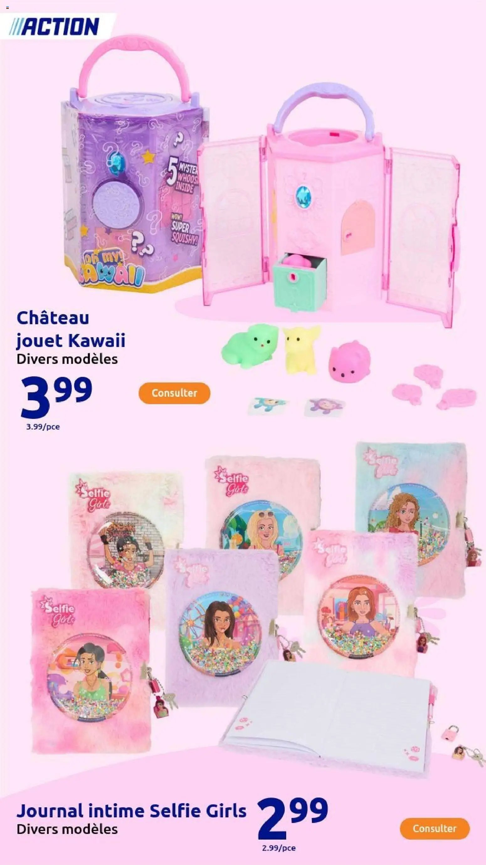 Action catalogue de la semaine