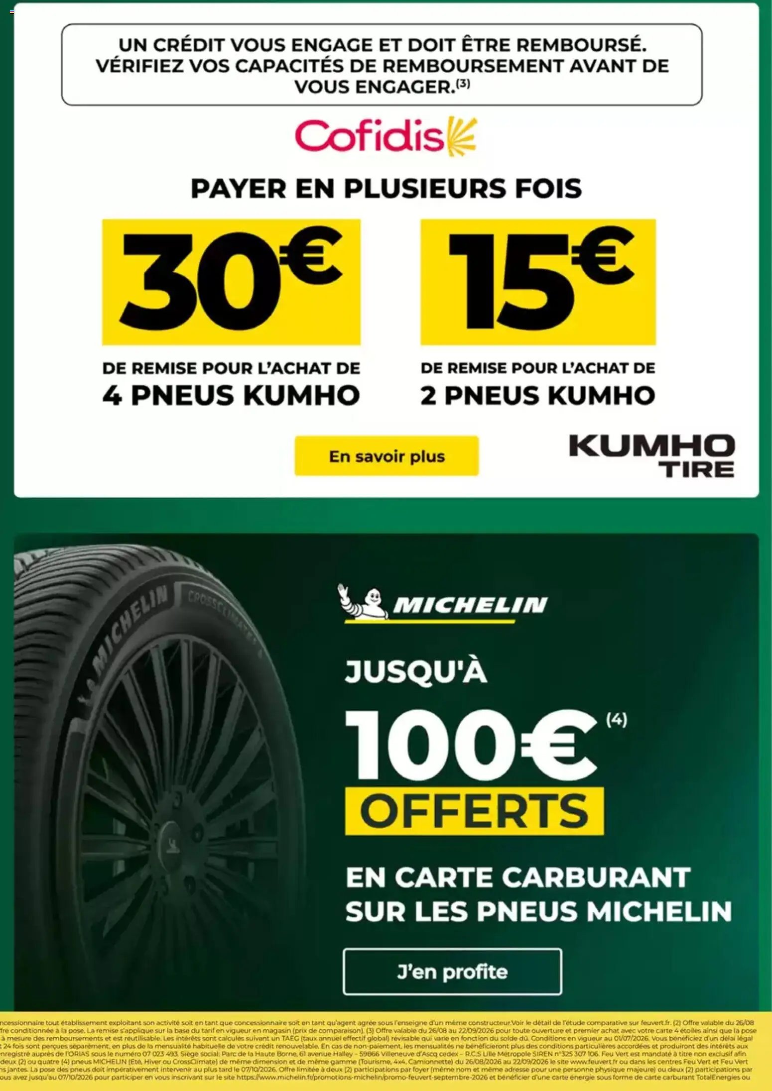 Feu Vert catalogue