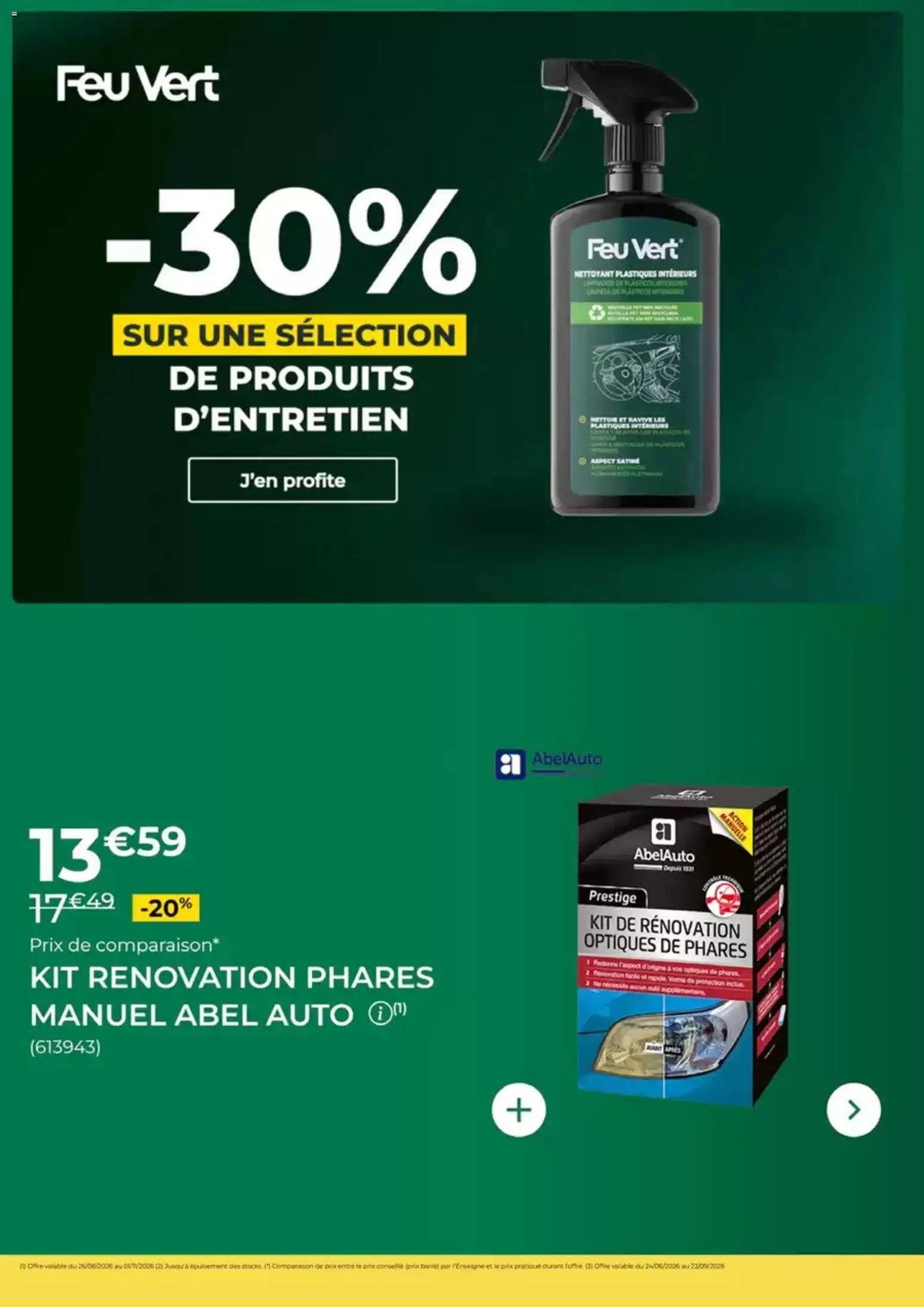 Feu Vert catalogue
