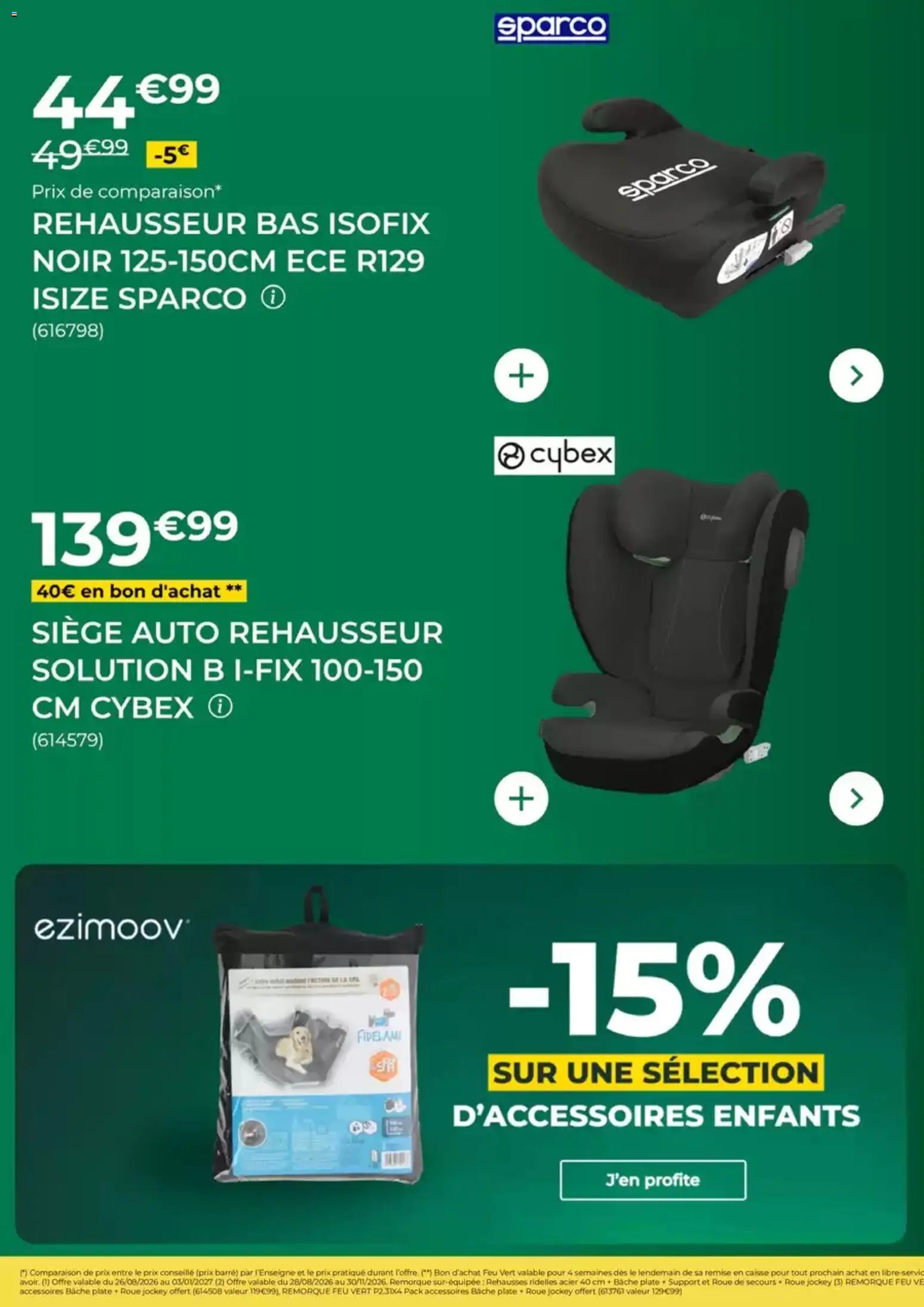 Feu Vert catalogue