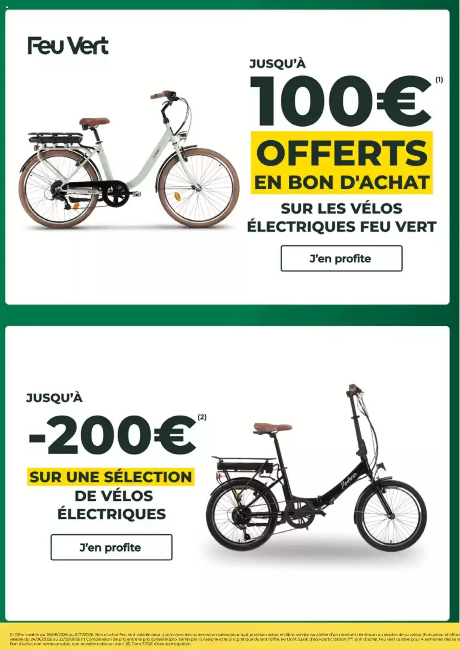 Feu Vert catalogue