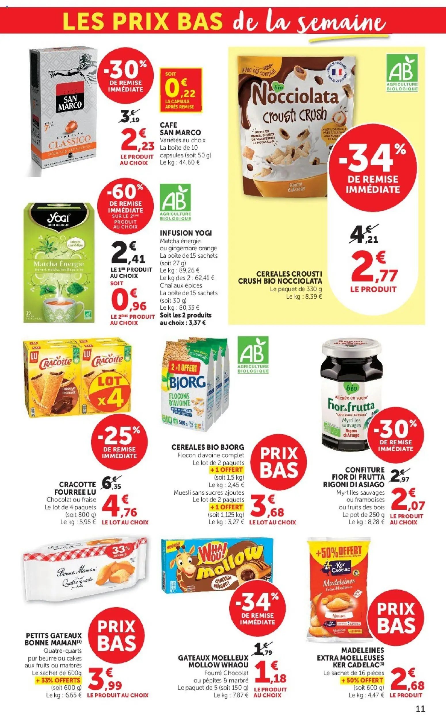 Super U - Les prix bas de la semaine