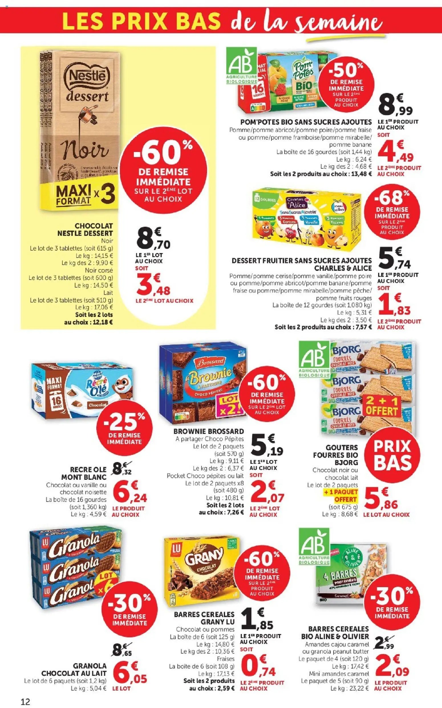Super U - Les prix bas de la semaine