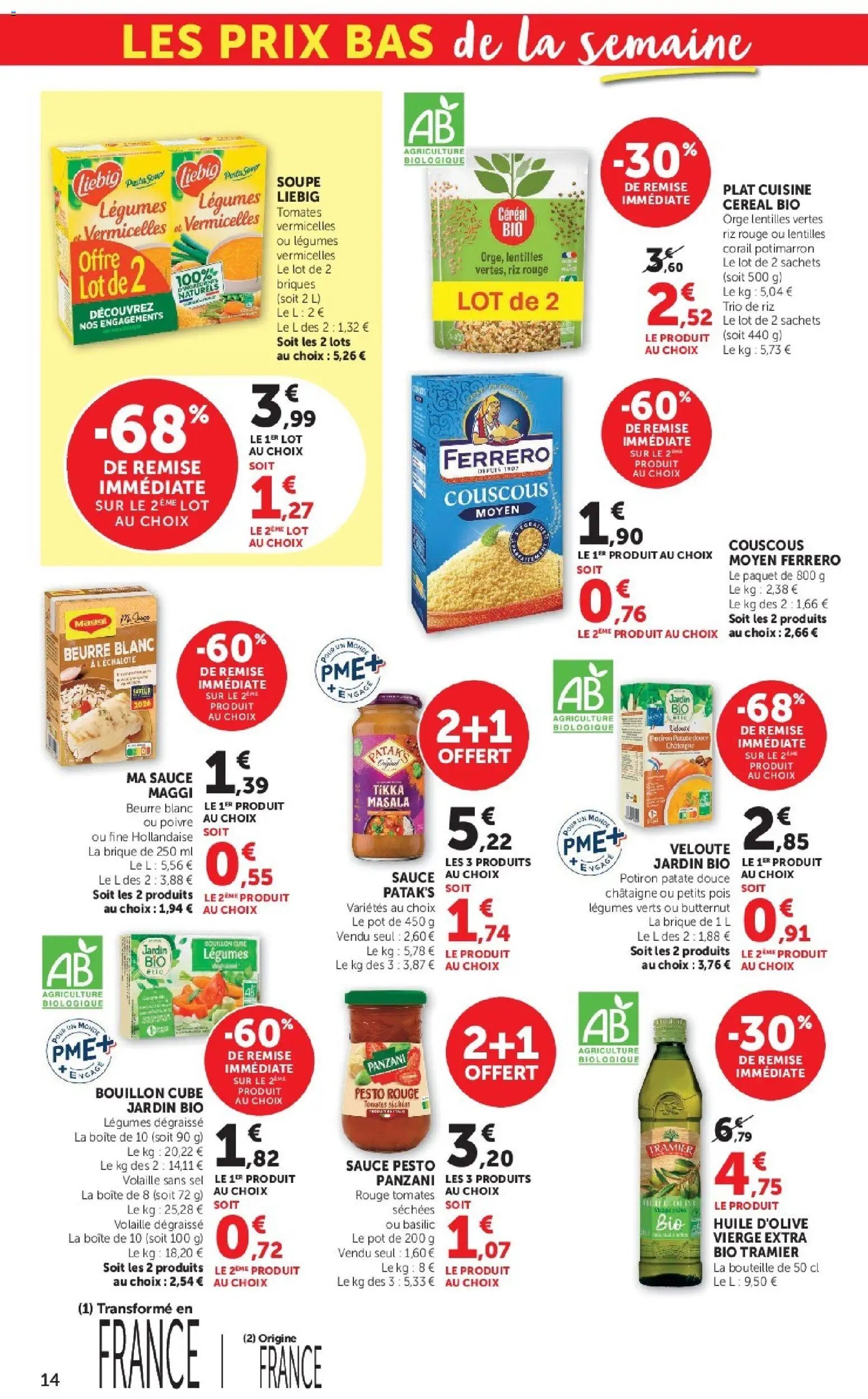 Super U - Les prix bas de la semaine