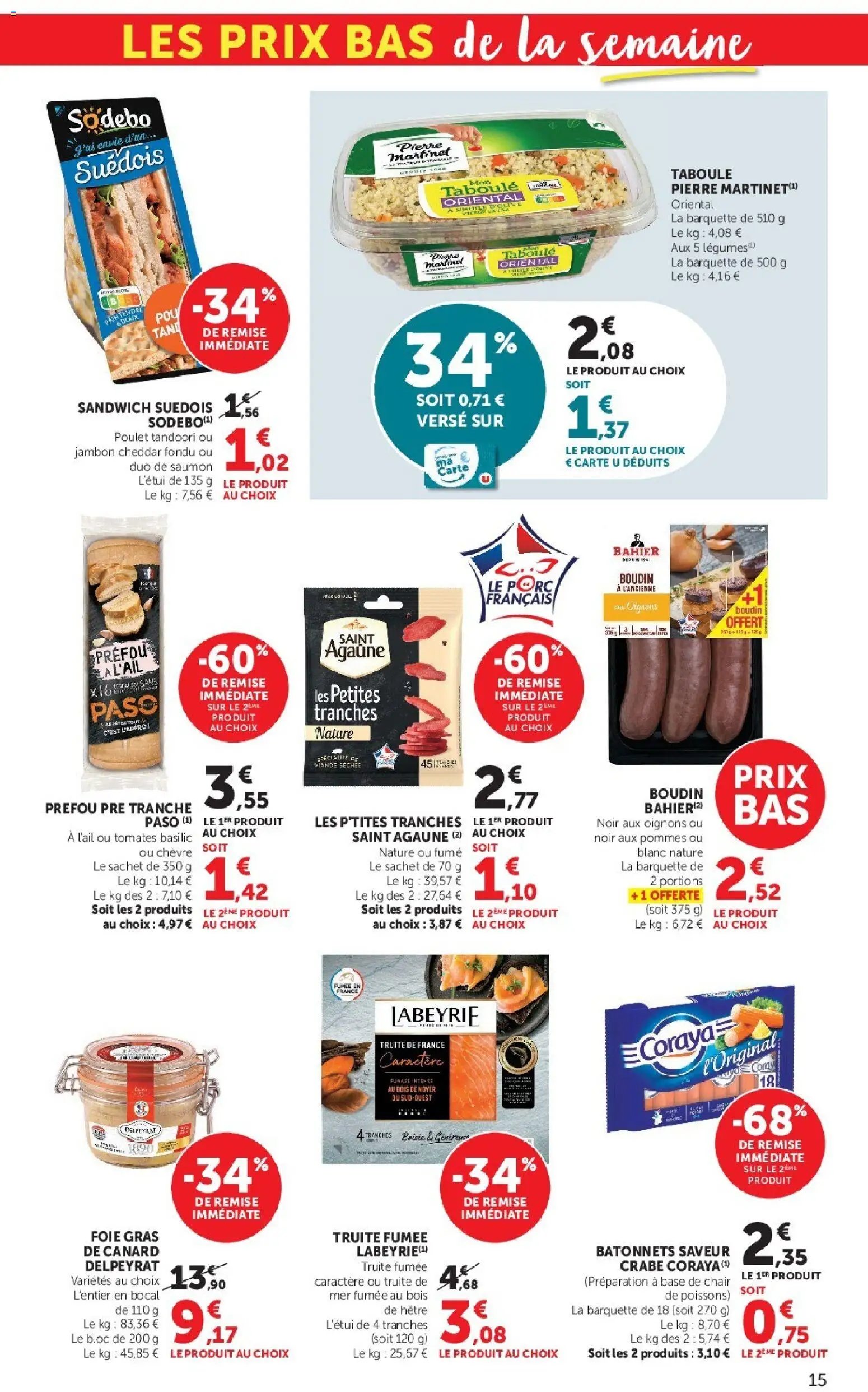 Super U - Les prix bas de la semaine